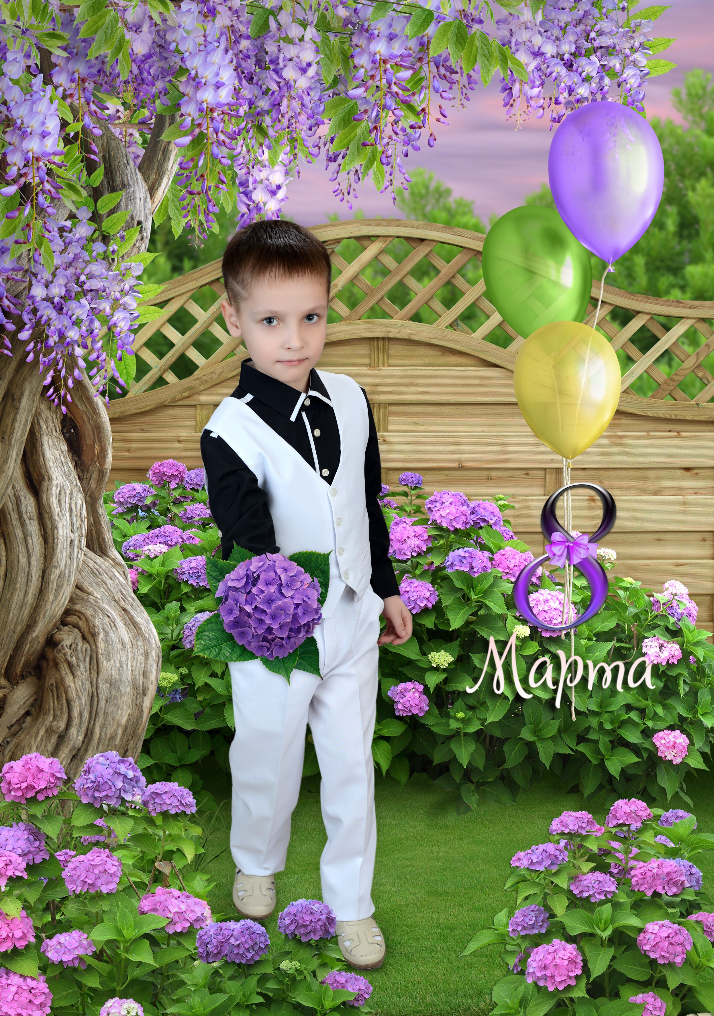 8 марта. Детская выездная фотостудия