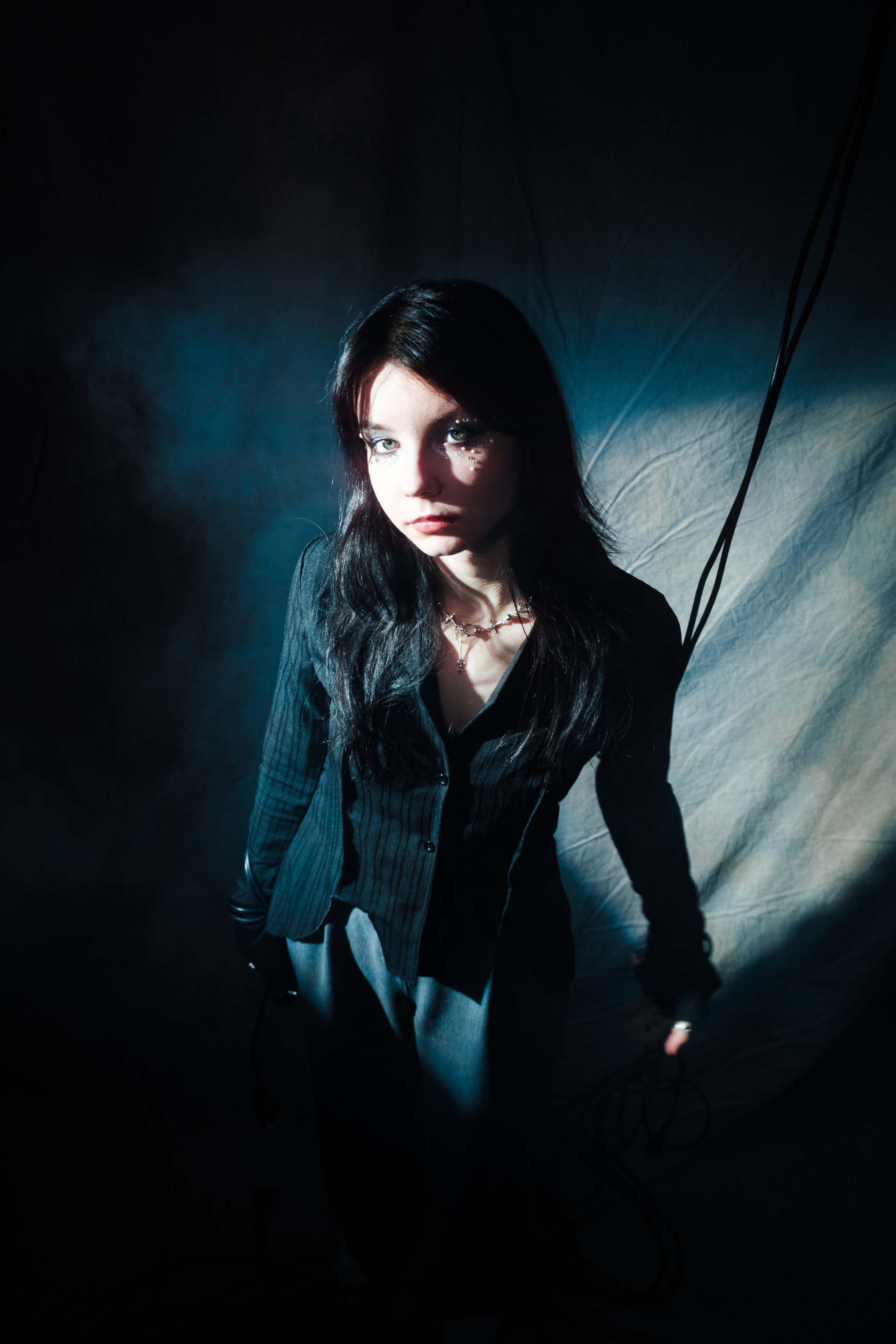 Individuali di ripresa. Fotografo a Mosca con un’atmosfera notturna di foto