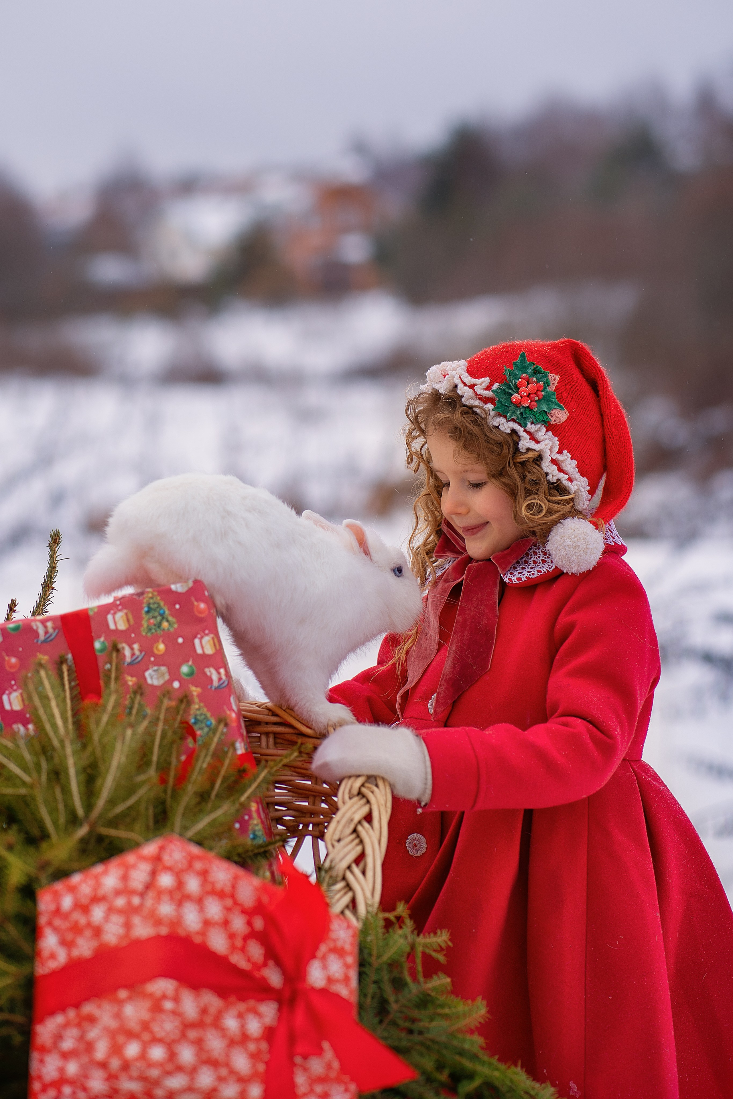 Детские новогодние и рождественские фотоистории. Детский и семейный фотограф в Москве и Подмосковье Настя Наумова