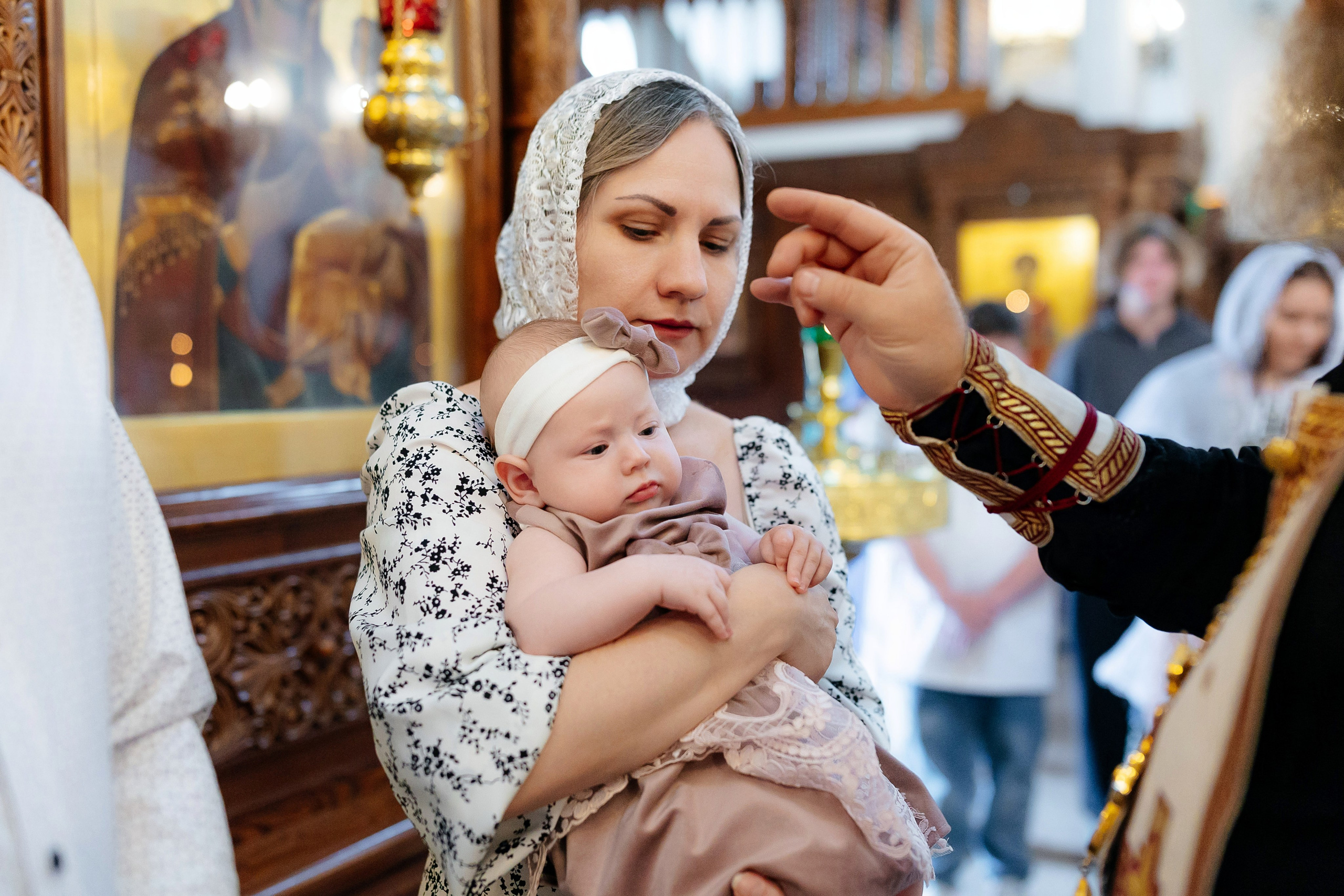 Крещение Анастасии. Семейный и детский фотограф в Москве Александра Мак