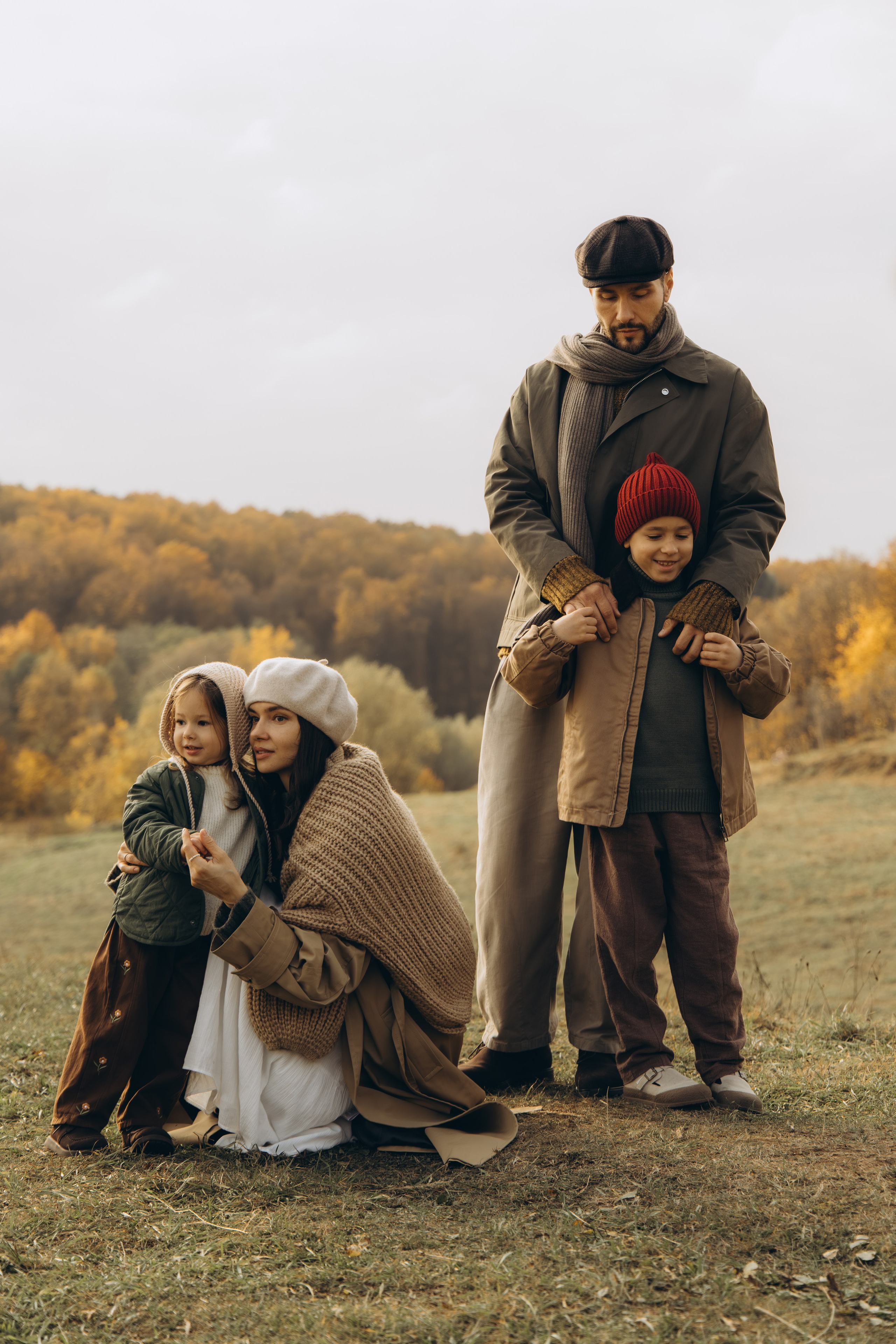 Теплая осенняя история. Семейный фотограф в Москве Лоншакова Кристина