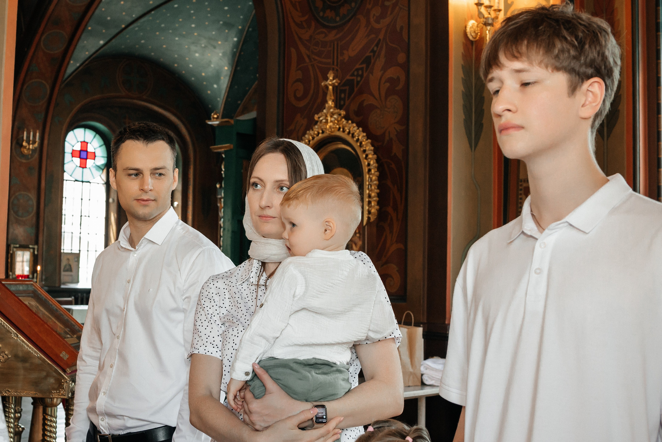 Крещение София и Сережа. Фотограф Краснодар