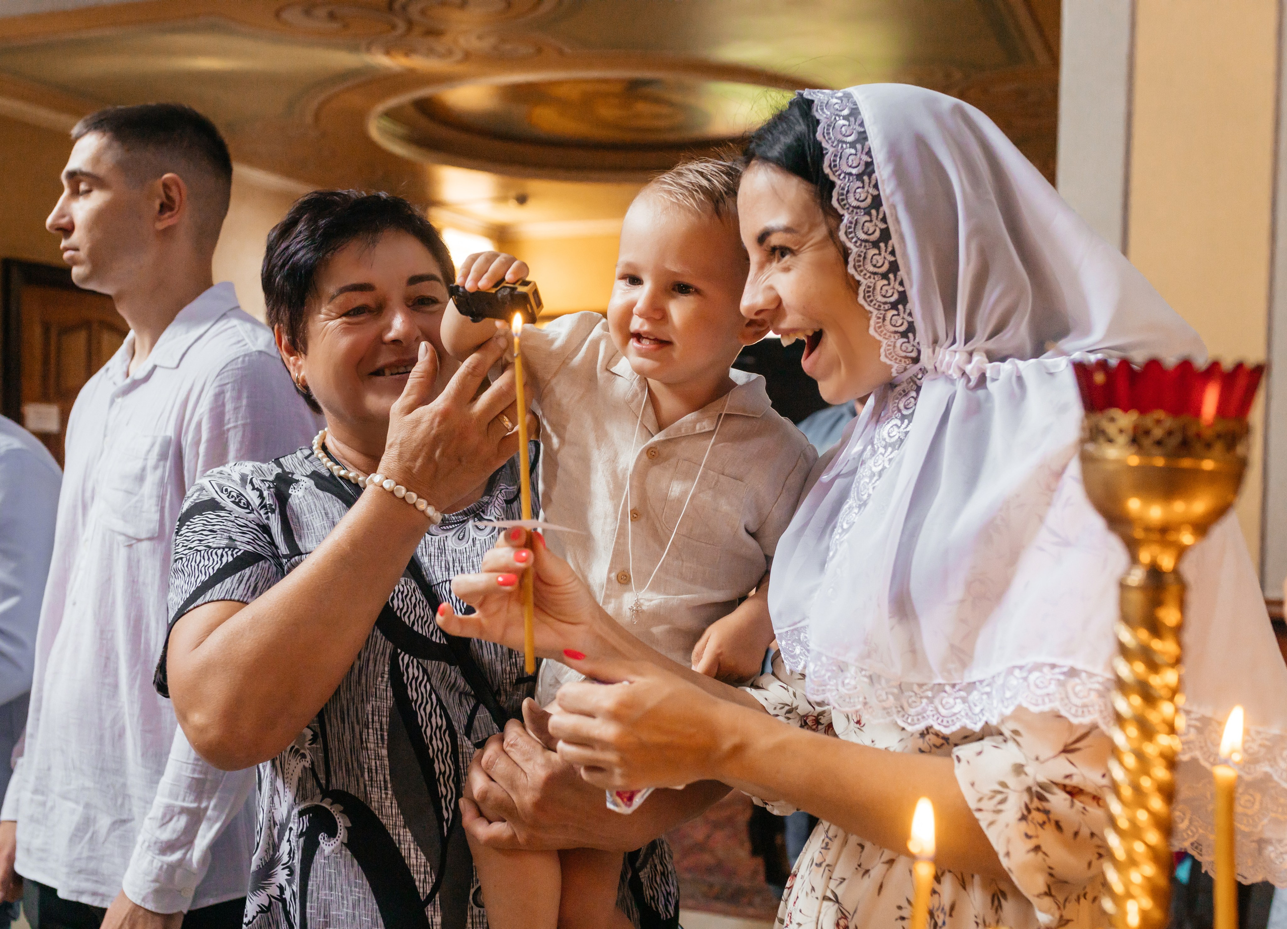 Крещение Варвары и Максима. Фотограф Амалия Ахмедова, Калининград