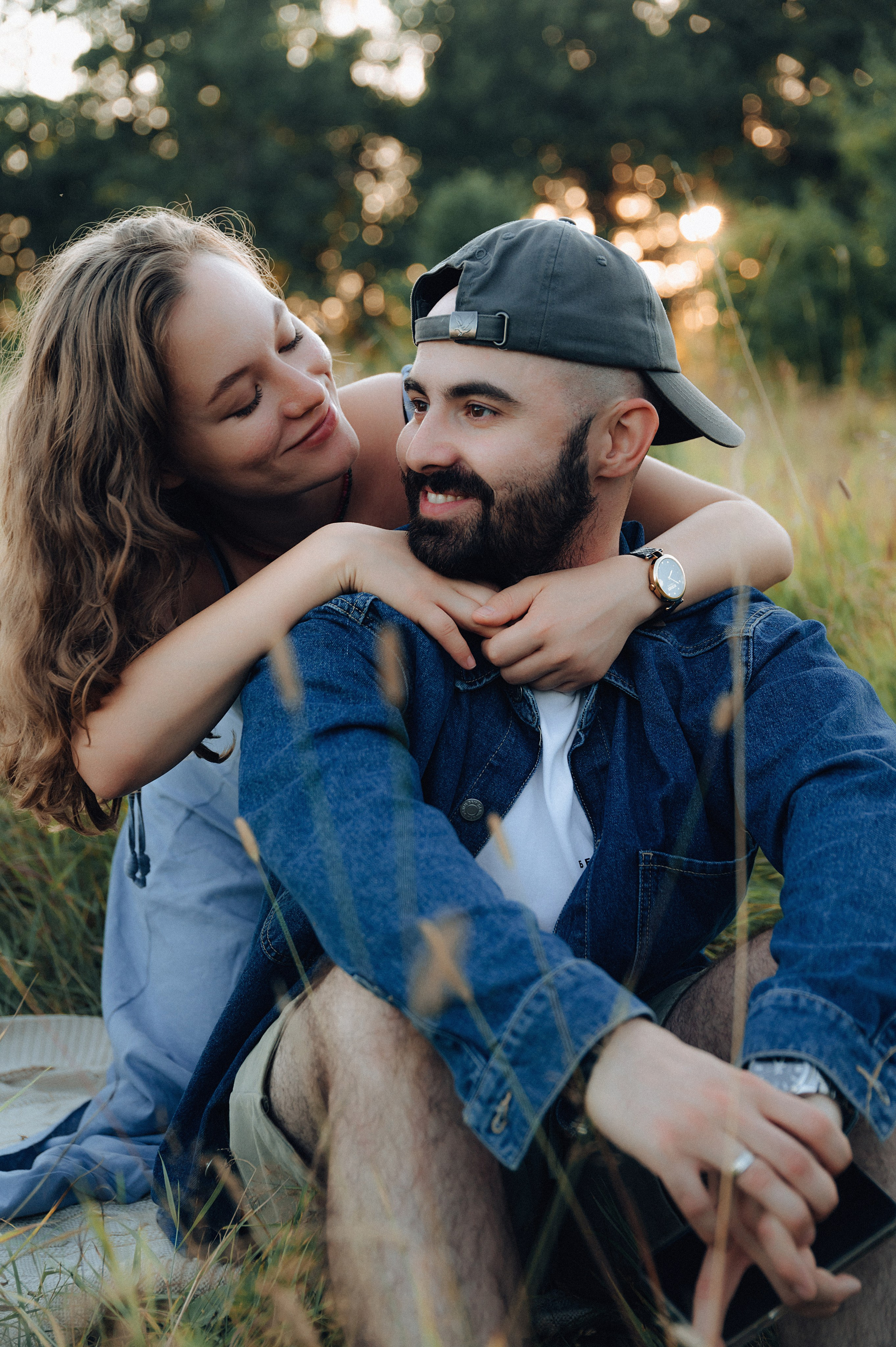 Лес.закат.Вика и Денис. Детский и семейный фотограф Катерина Мишина