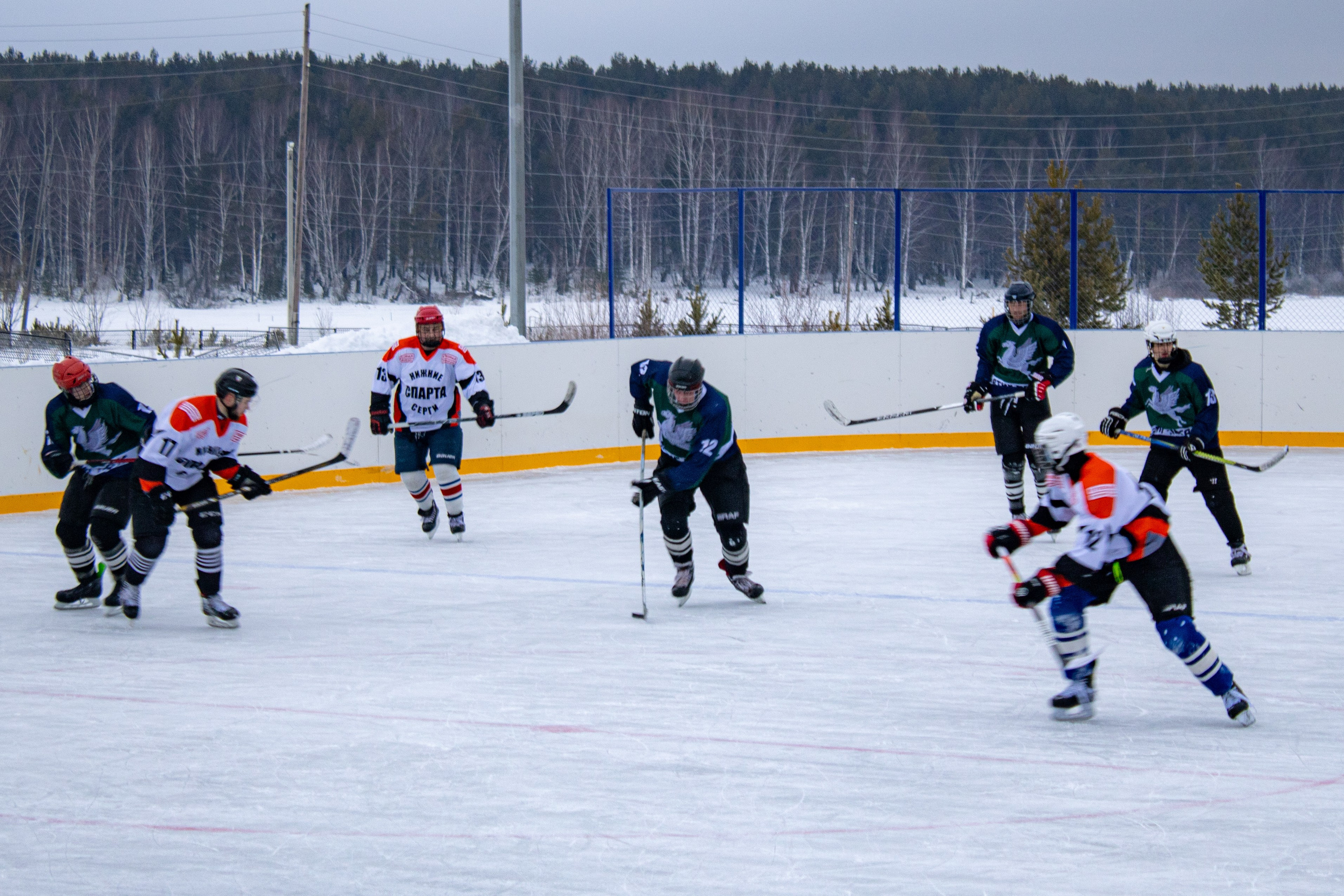 Хоккей г.п Атиг-г.Нижние Серги