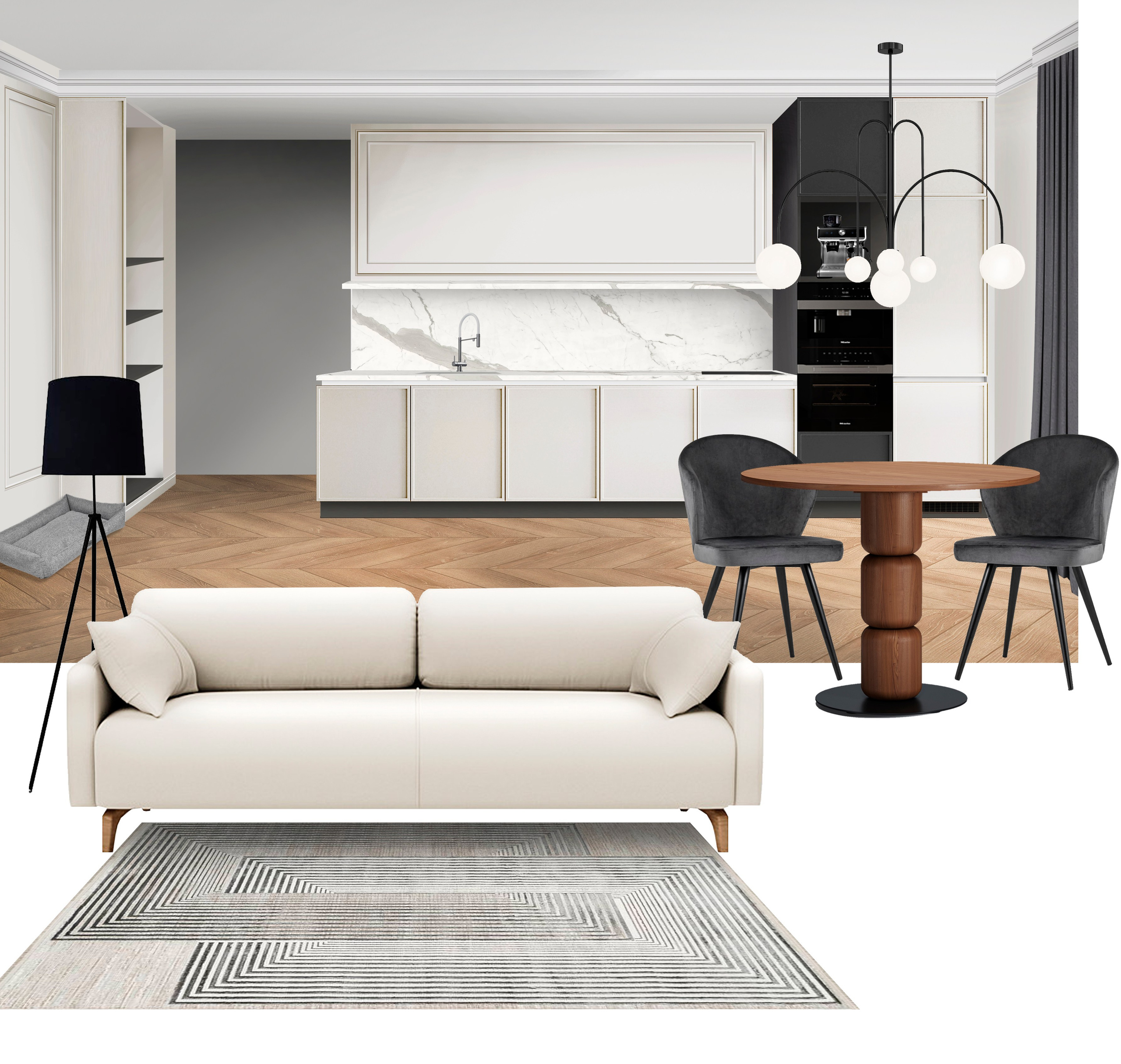 Примеры коллажей. Дизайнер интерьера Малюгина Ксения Санкт-Петербург