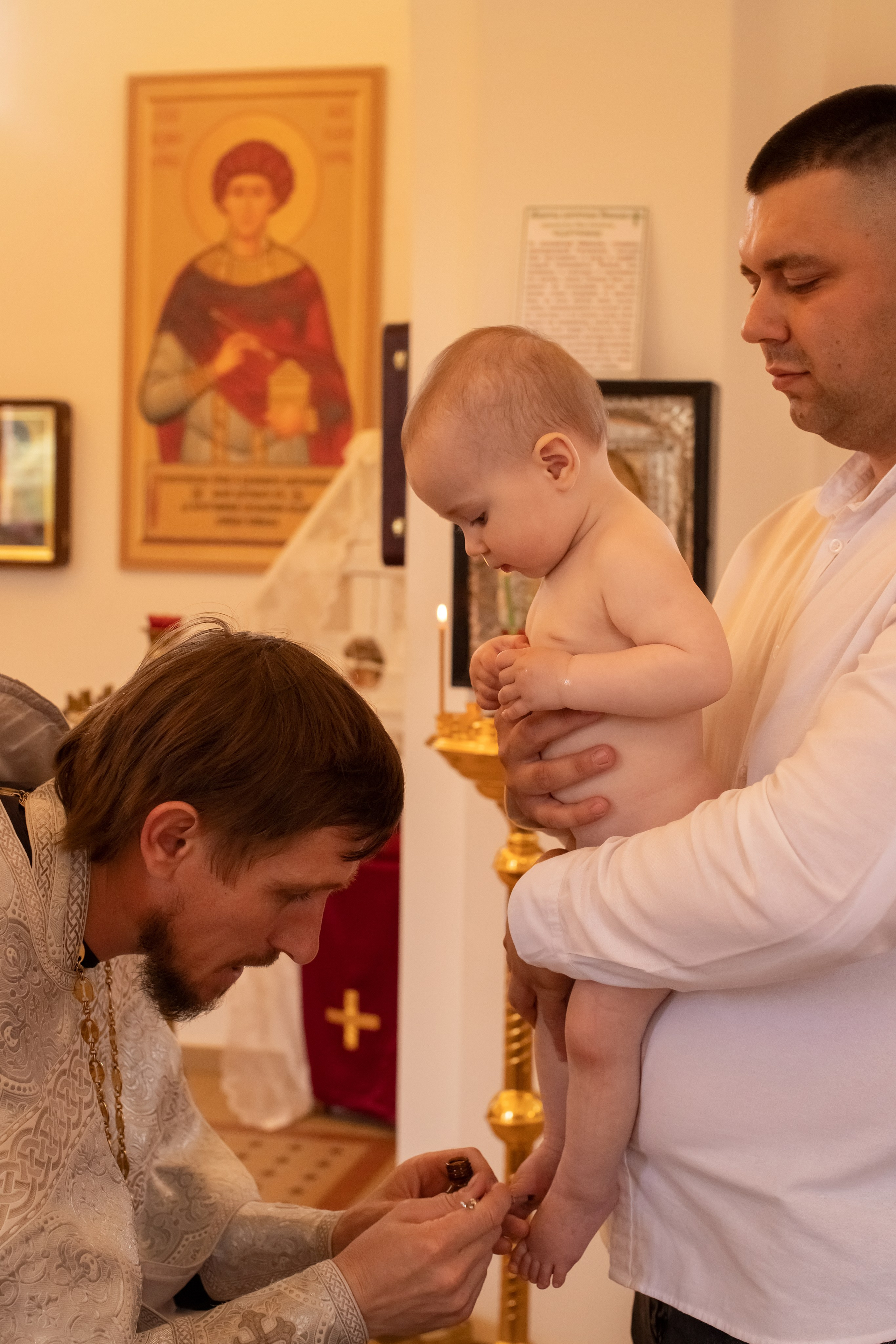 Таинство Крещения Мирона. Семейный и детский фотограф в Саратове Полина Коткина