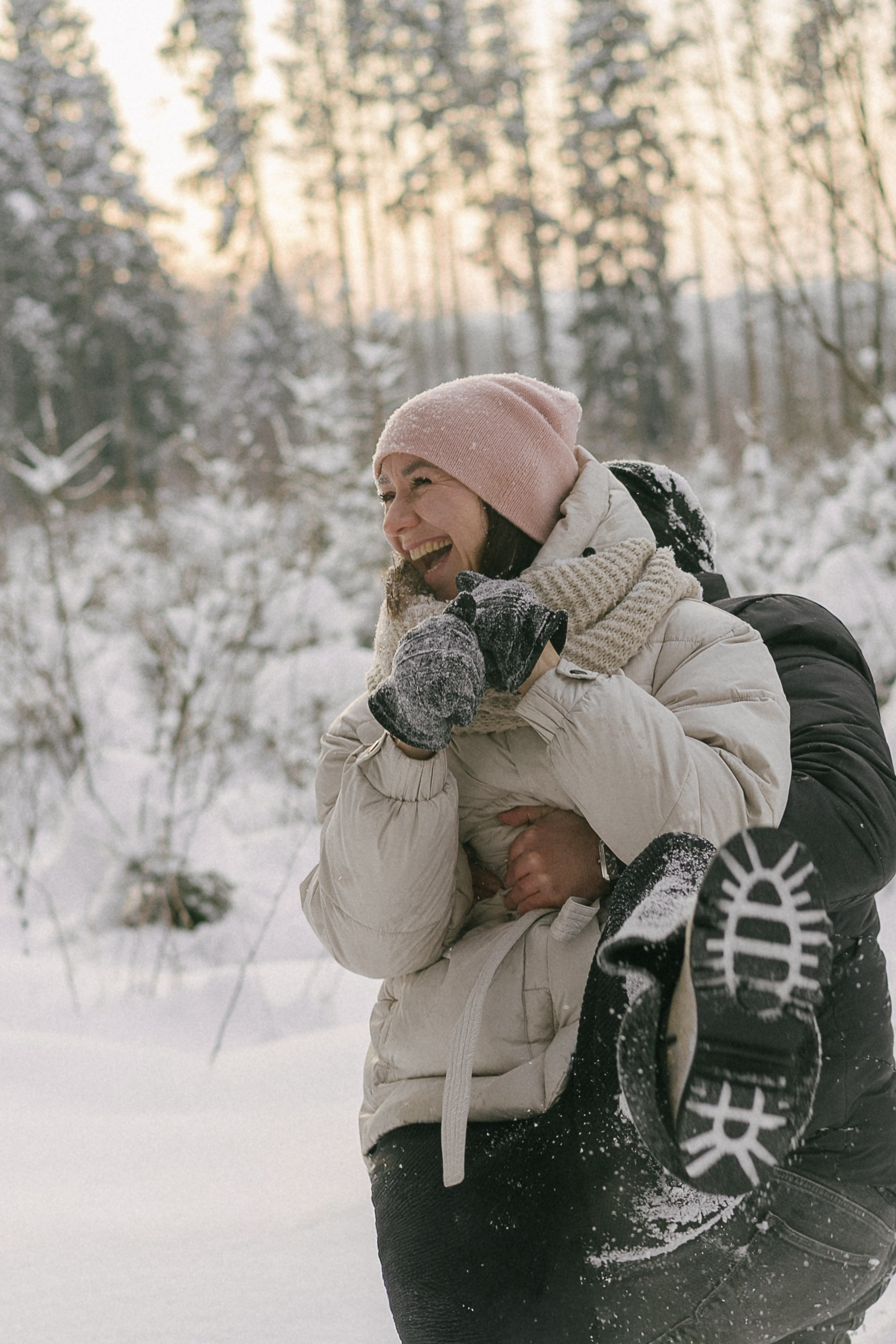 Теплые эмоции Холодной зимы. Семейный фотограф в Москве Анастасия Марти