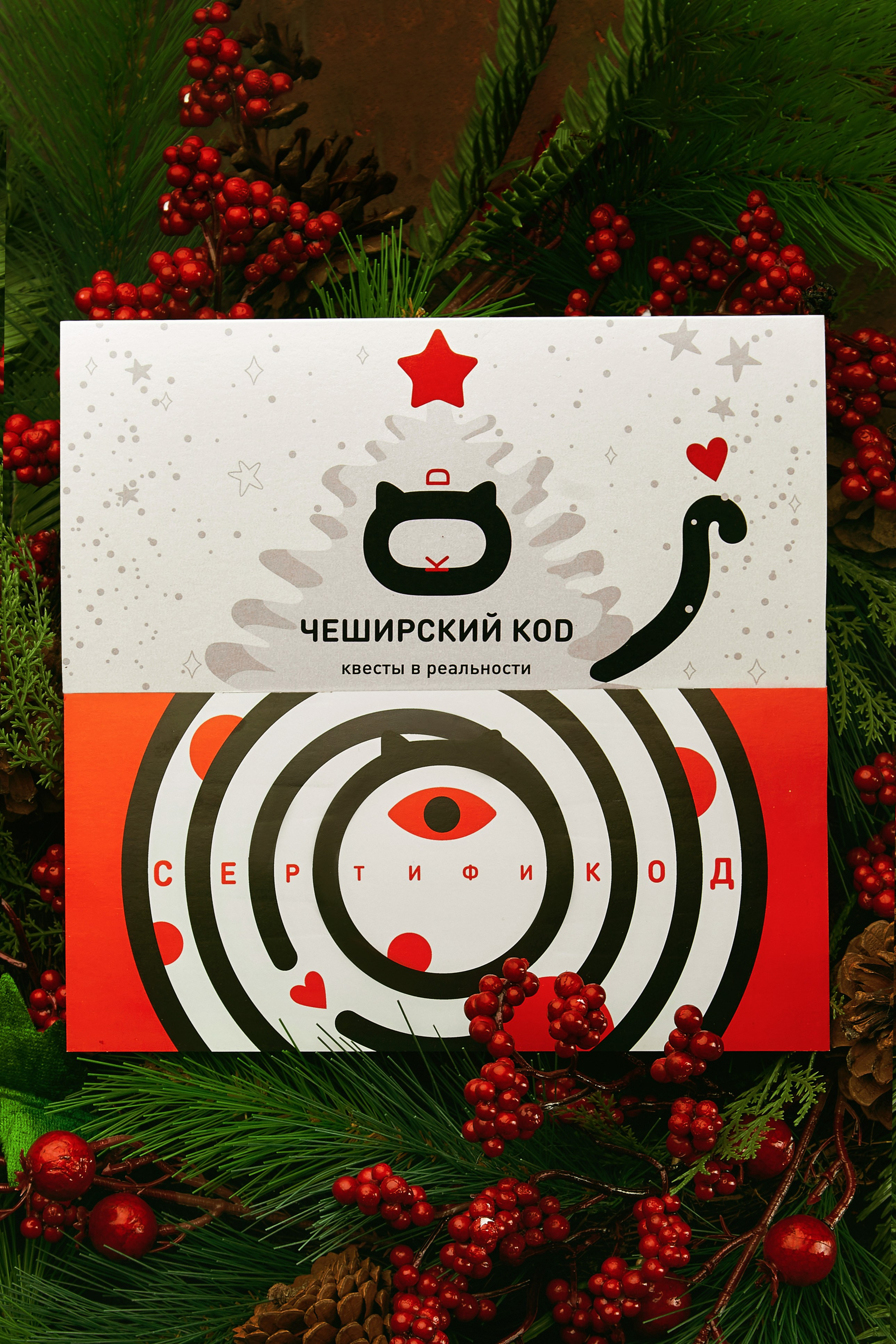 Сертификаты квест-комнат «Чеширский Коd». Фотограф Яковлев Роман — Красноярск