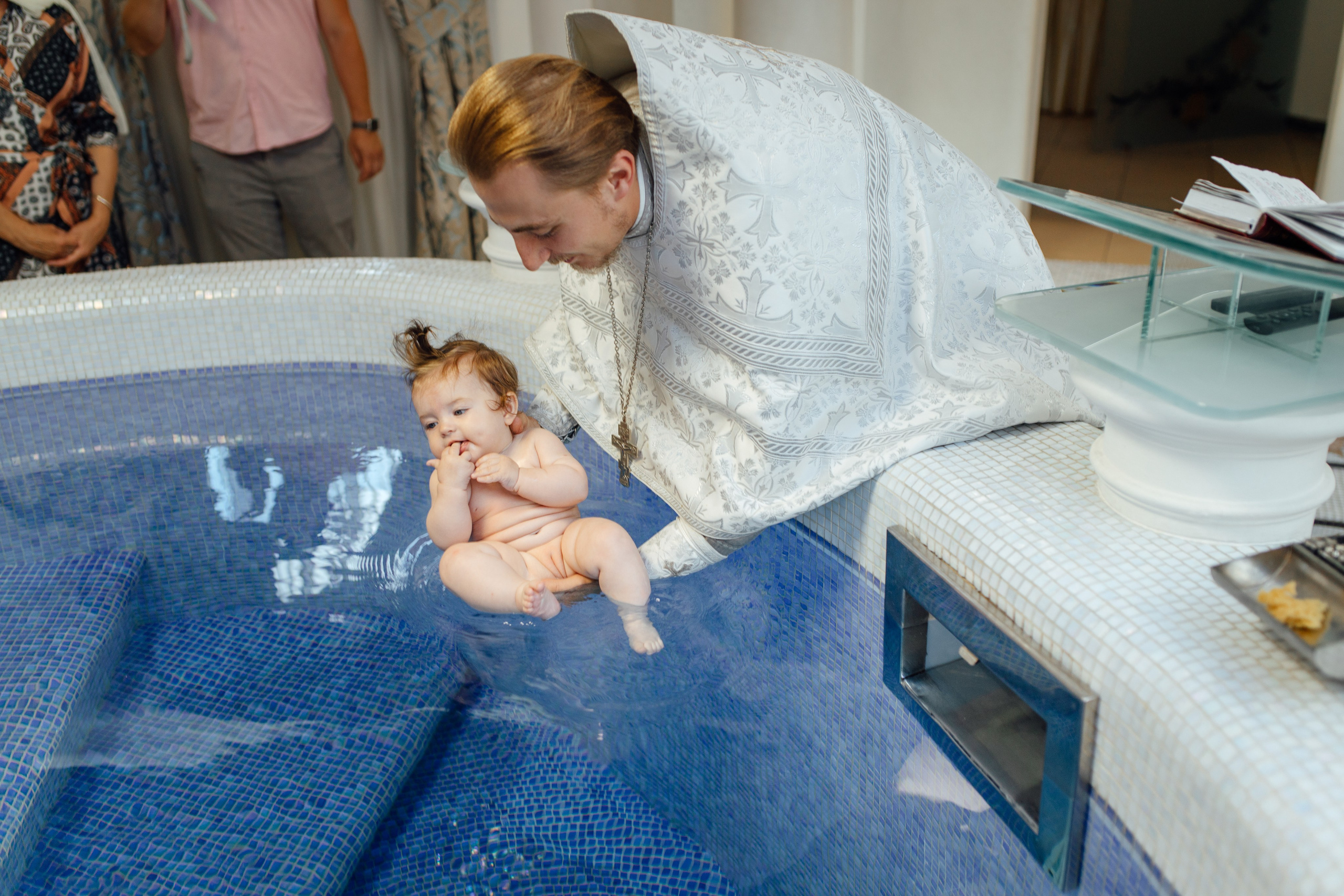 Крещение Аделины, храм Святой Троицы, июль 2024
