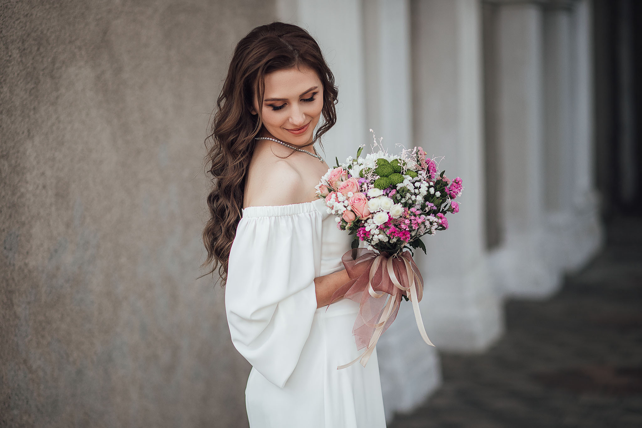 Свадебная прогулка Ольги и Максима. Семейный и свадебный фотограф в Донецке Елена Гордеева
