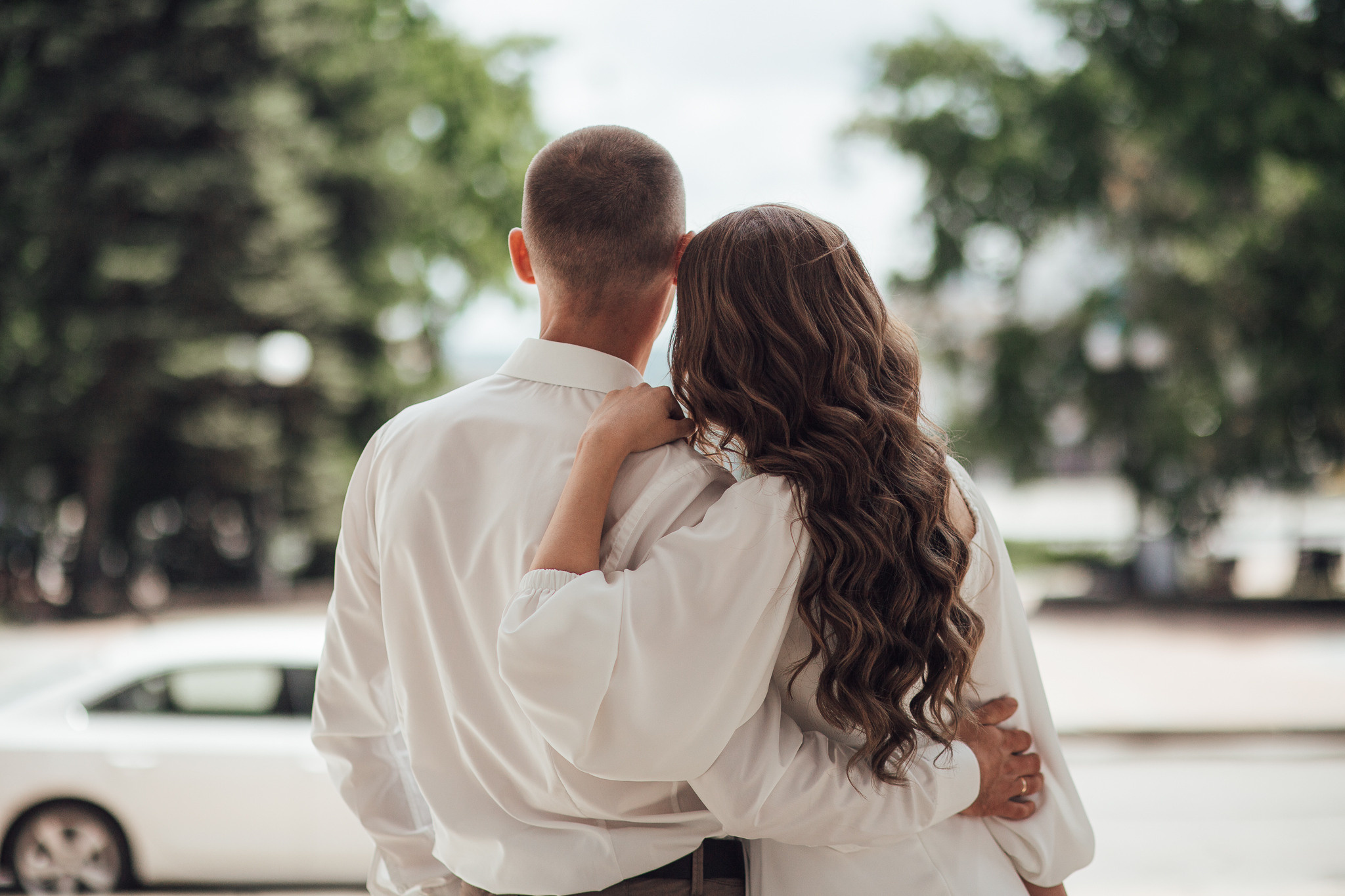 Свадебная прогулка Ольги и Максима. Семейный и свадебный фотограф в Донецке Елена Гордеева