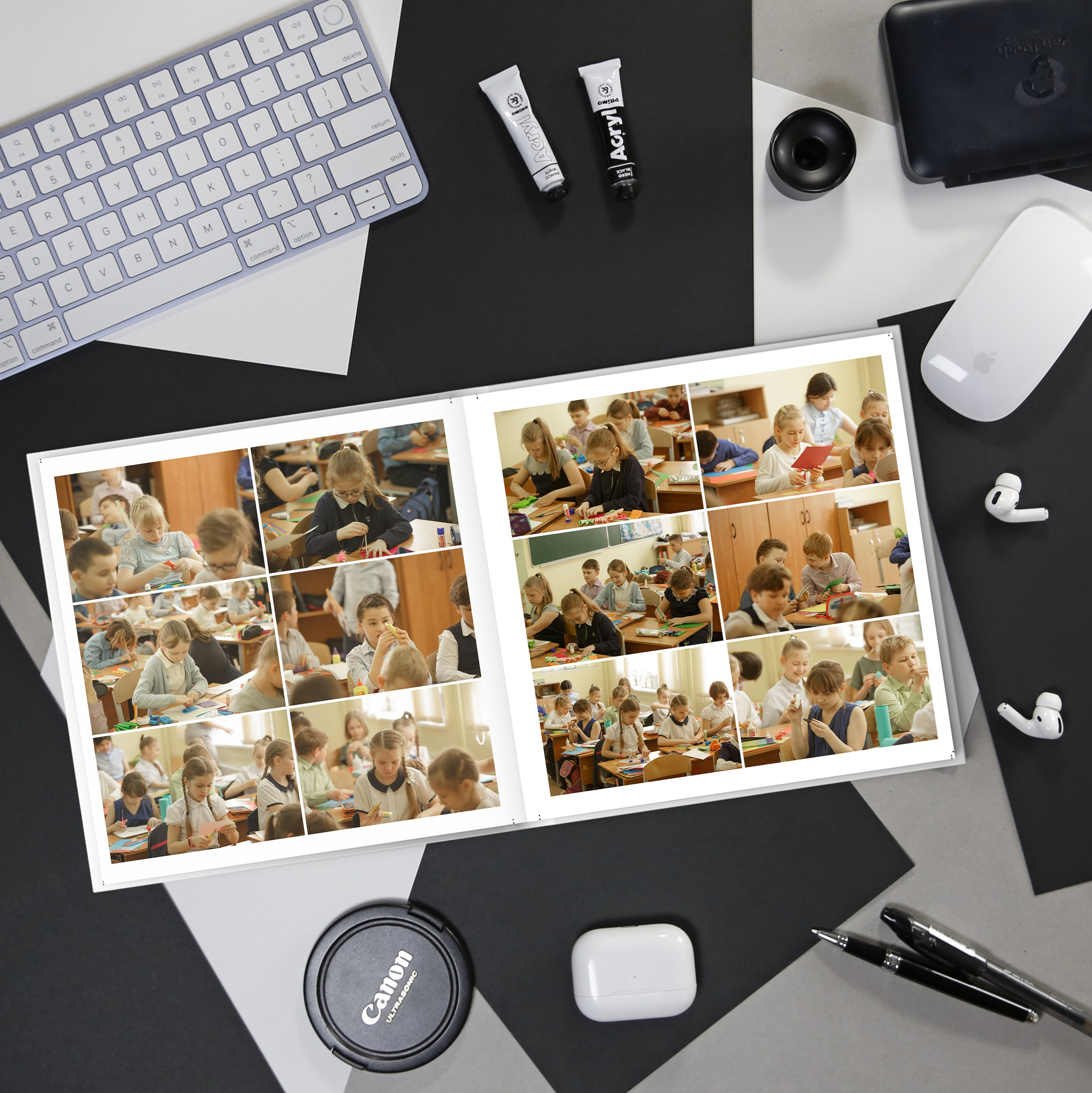 Альбом учителю начальной школы. Выпускные альбомы и школьный фотограф в Подольске, Троицке, Щербинке, Москве и Московской области