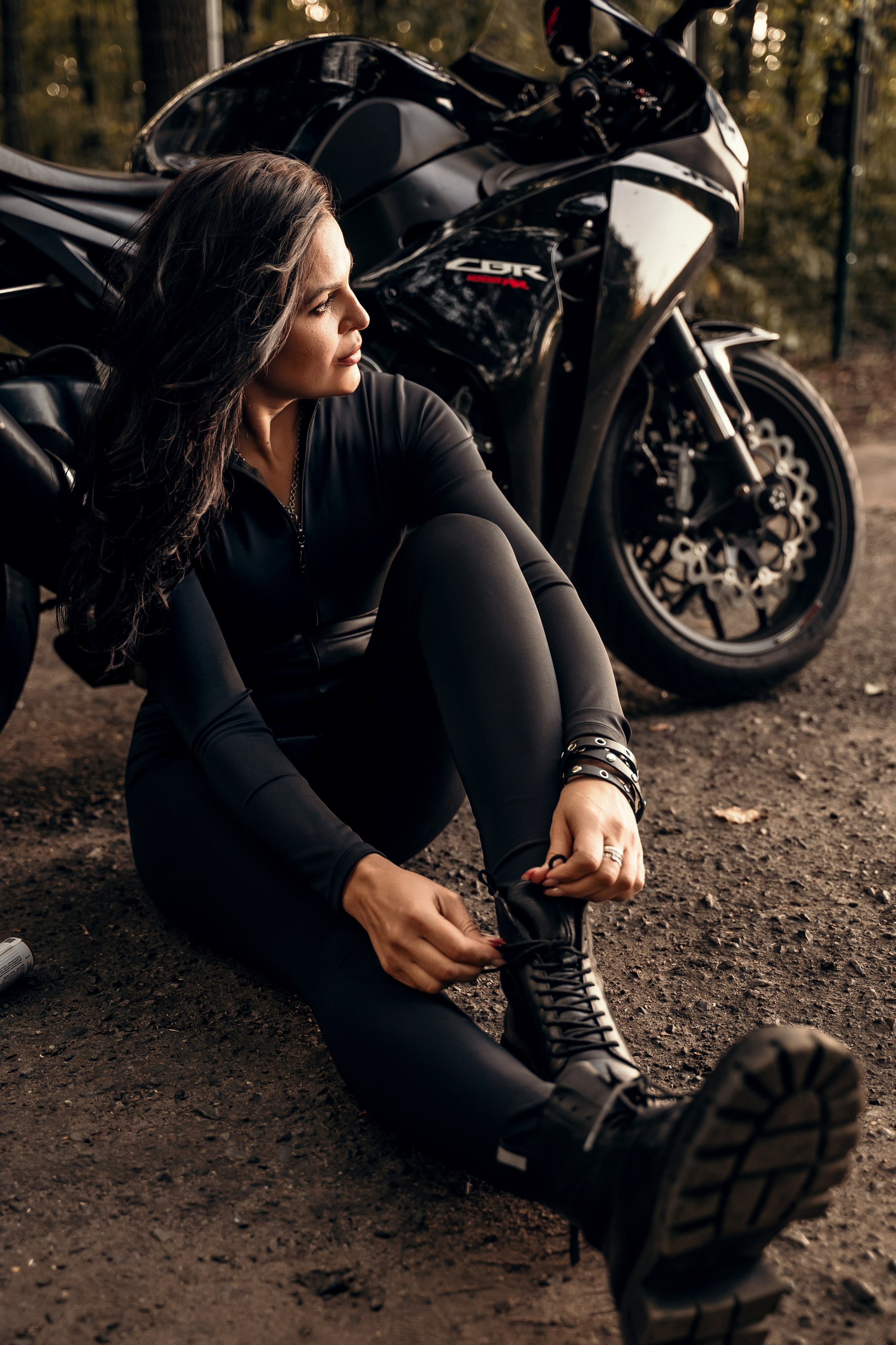 Марина, Фотосессия с байком. Семейный фотограф в Белгороде Амелина Алина