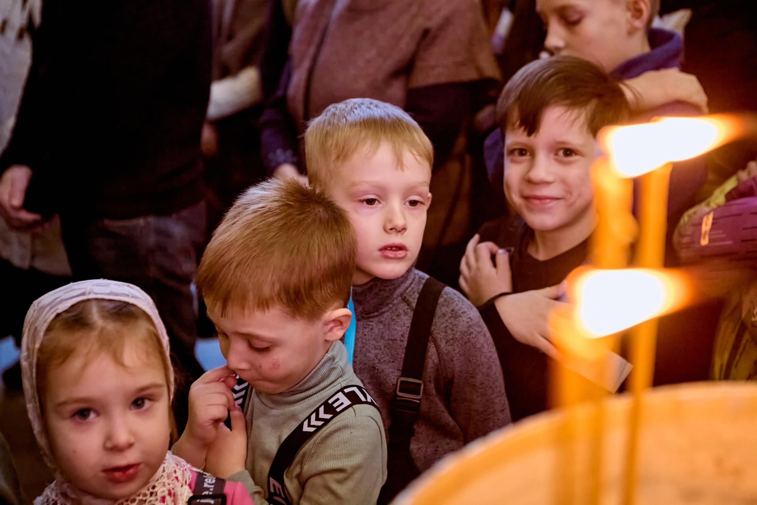 Фотографии во время богослужения