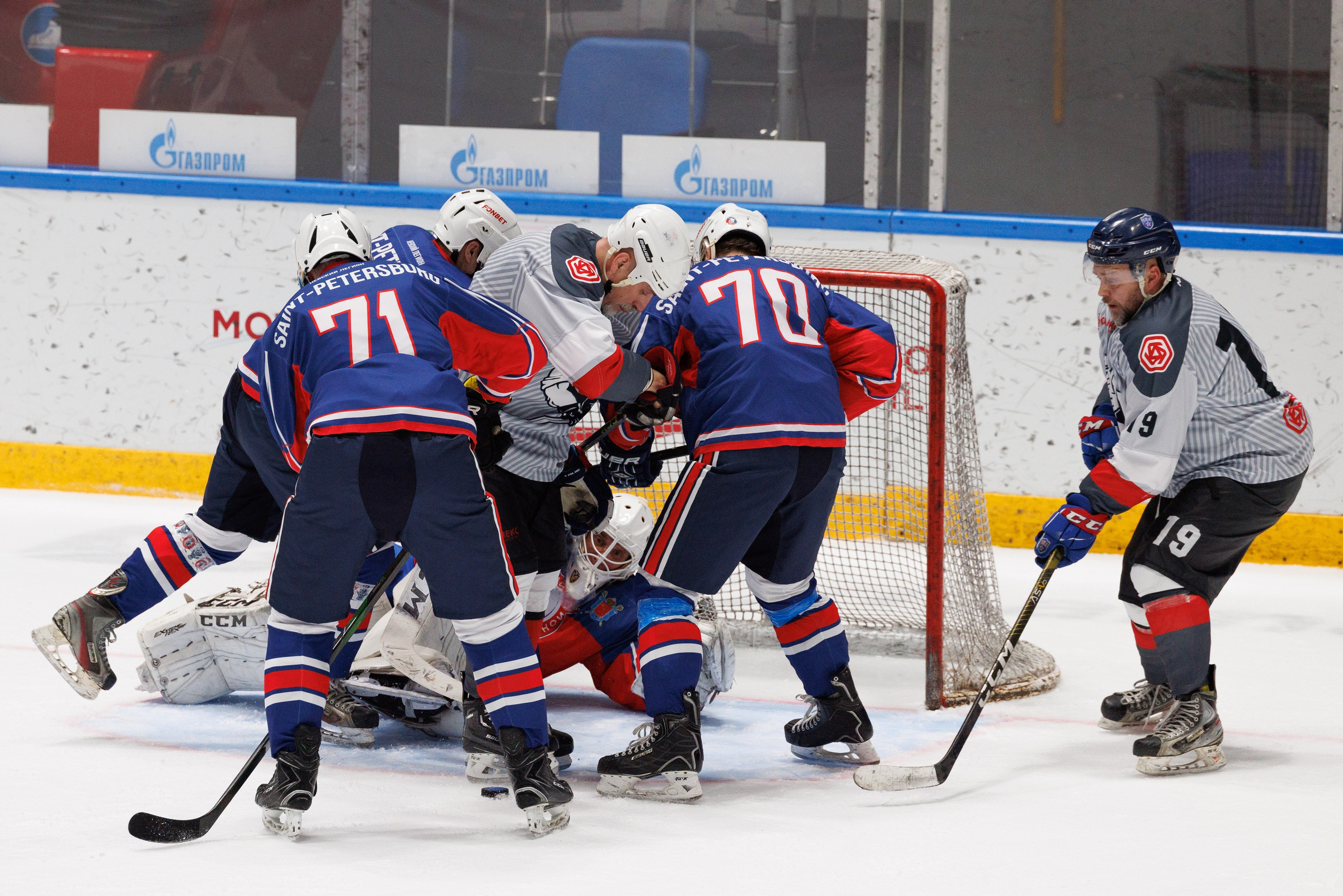 НХЛ (50+) Невский легион — Канекс 6-1. Фотограф Александр Заломаев