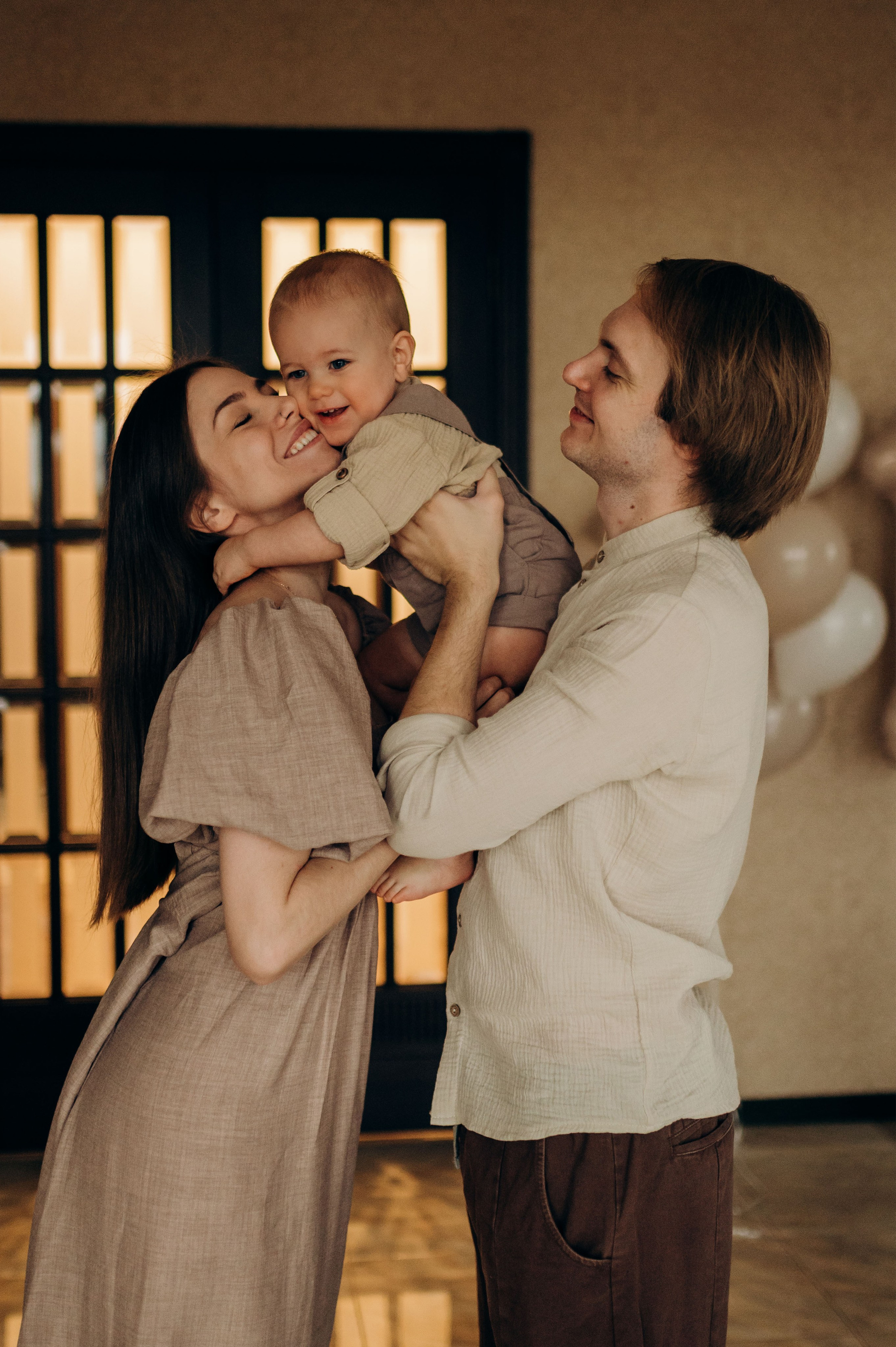 Домашняя фотосессия на годик. Семейный фотограф в Домодедово и Москве Елена Пичугина