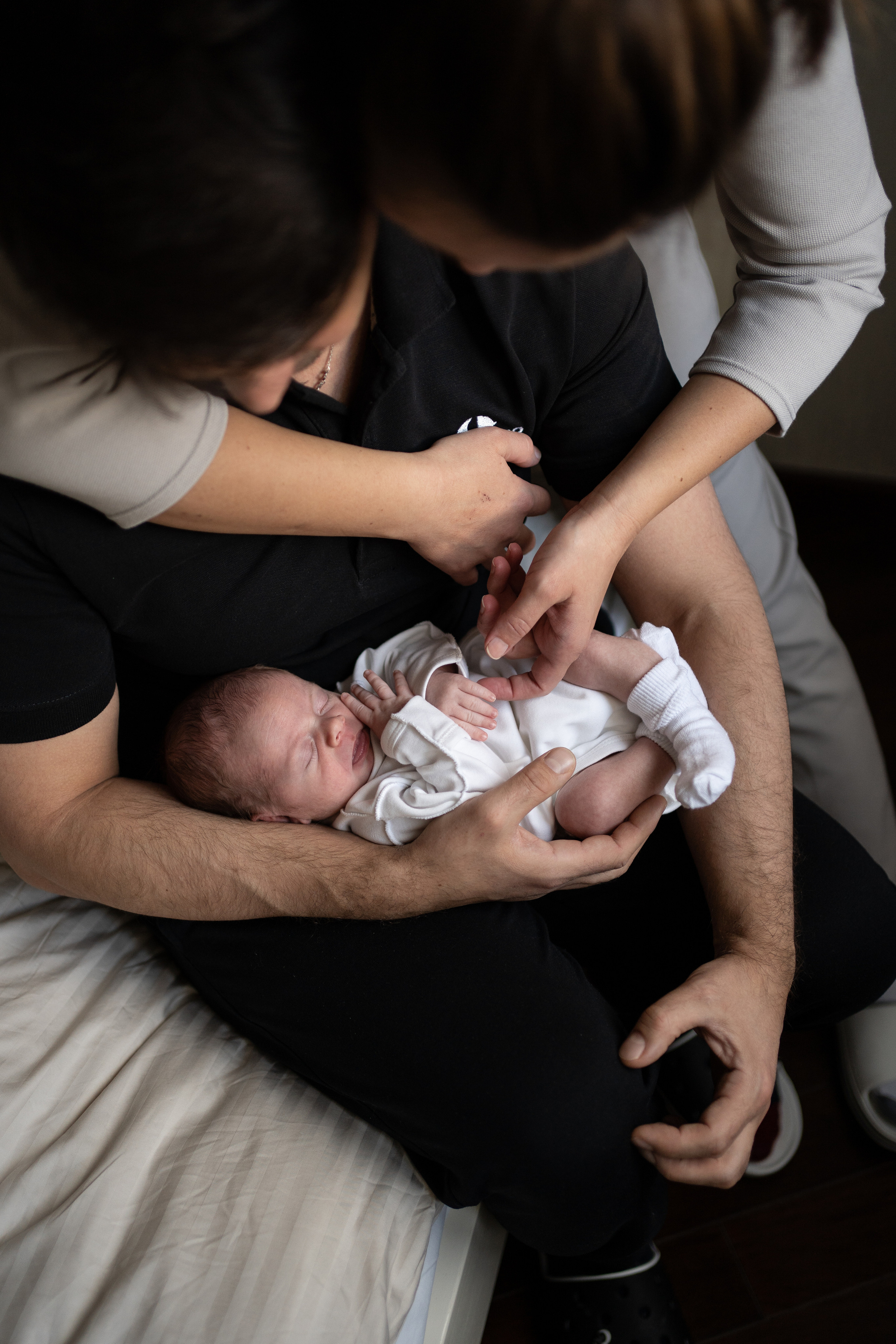 Ньюборн съемка для Марка. Женский, мужской портрет, семейные съемки в Москве. Контент съемка
