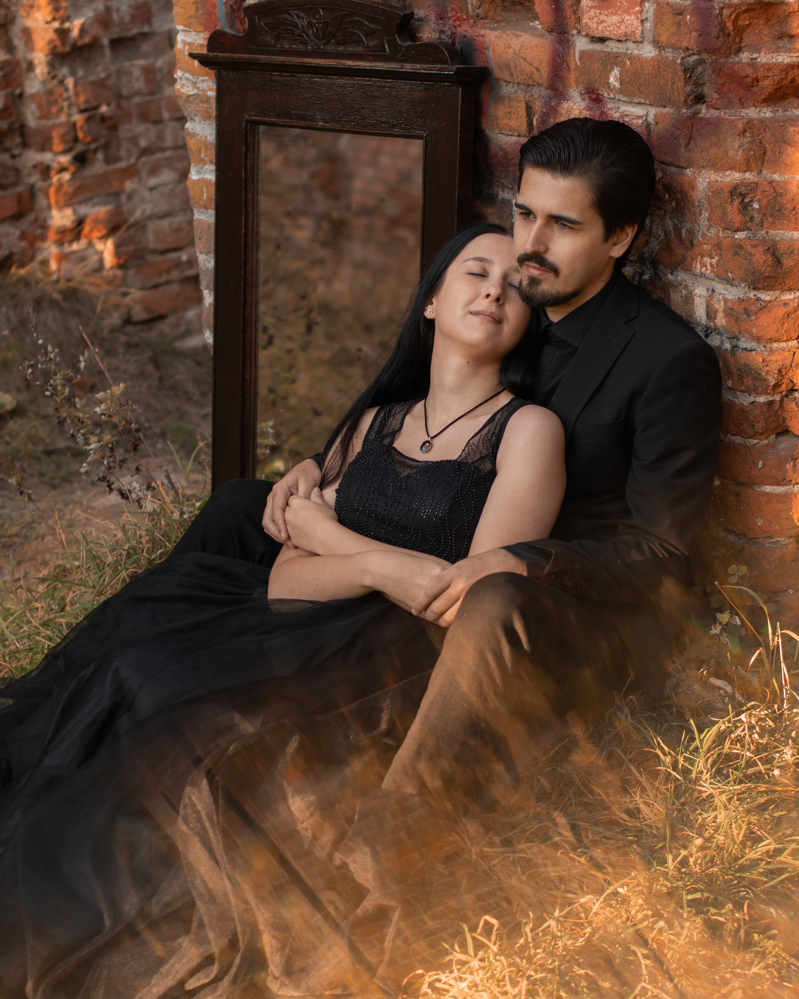 Леша и Лера. Женский, мужской портрет, семейные съемки в Москве. Контент съемка