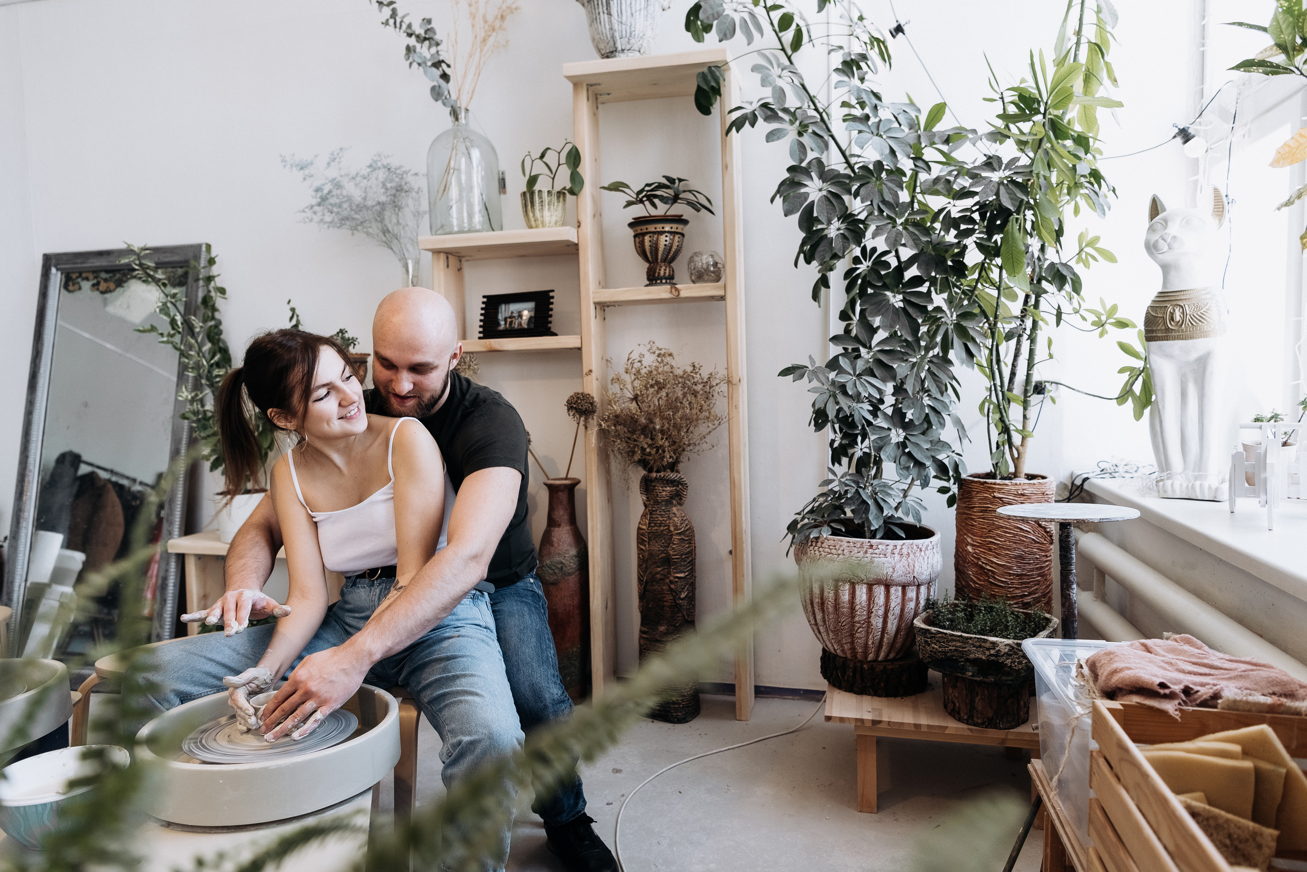 Любовь в гончарной мастерской