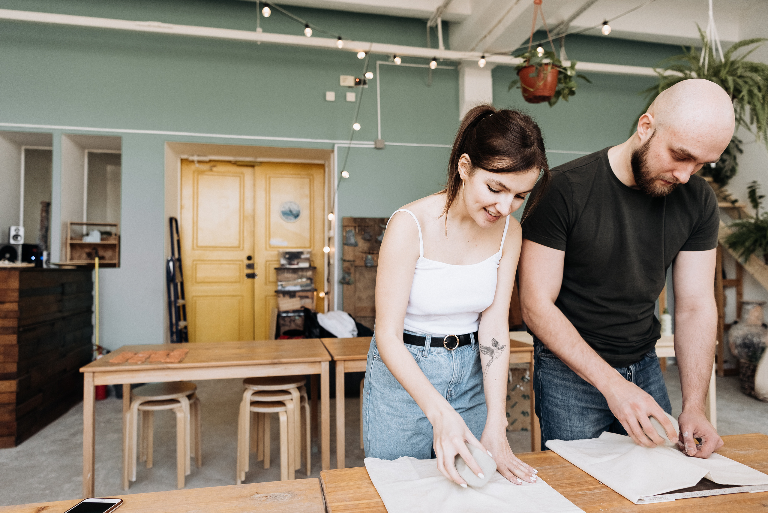 Любовь в гончарной мастерской