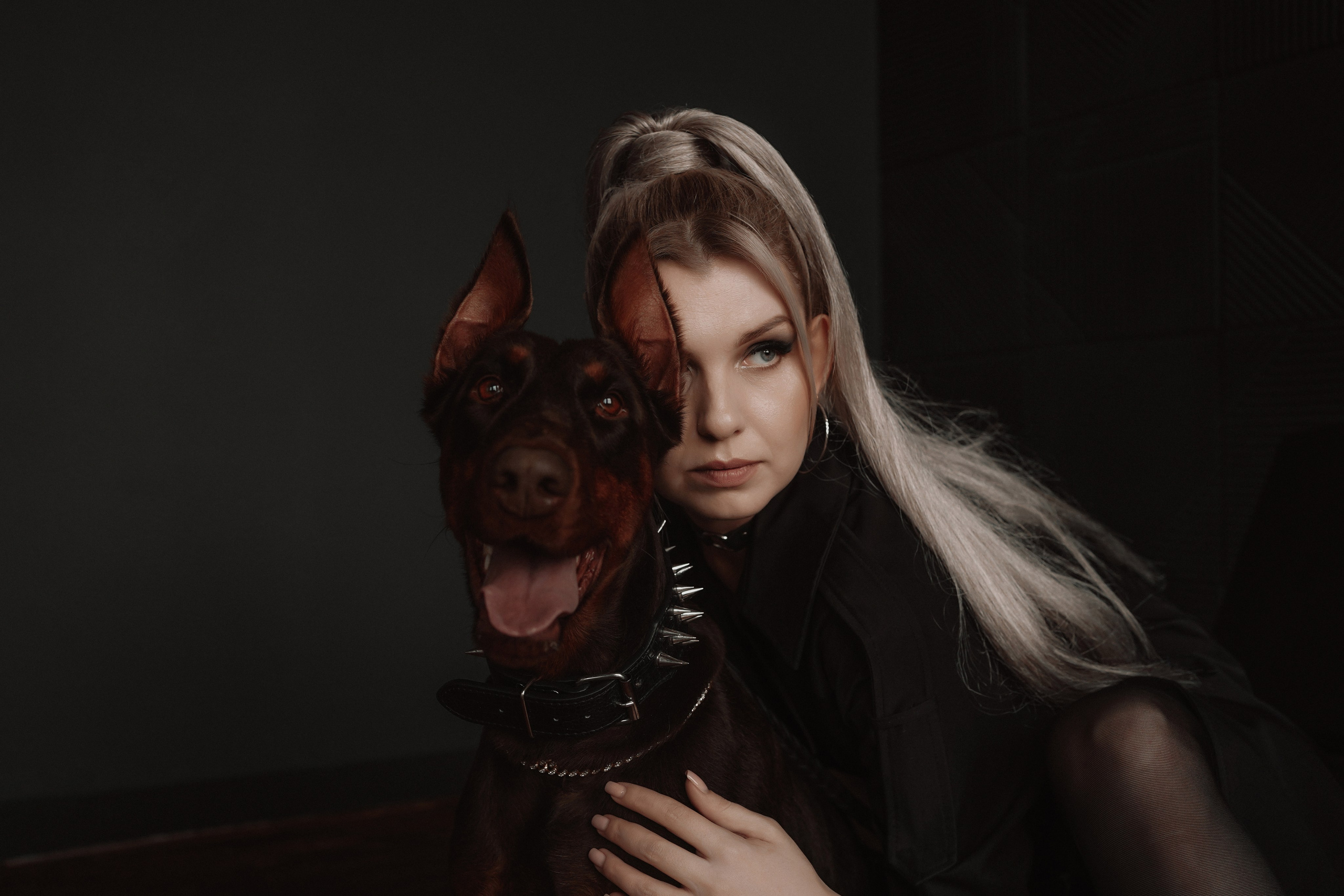 Фотосессия с собакой в Ростове-на-Дону. Женский фотограф Алёна Чёботова. Свадебный фотограф в Ростове-на-Дону. Таинство Крещения и Венчания, семейные фотосессии. Алёна Чёботова