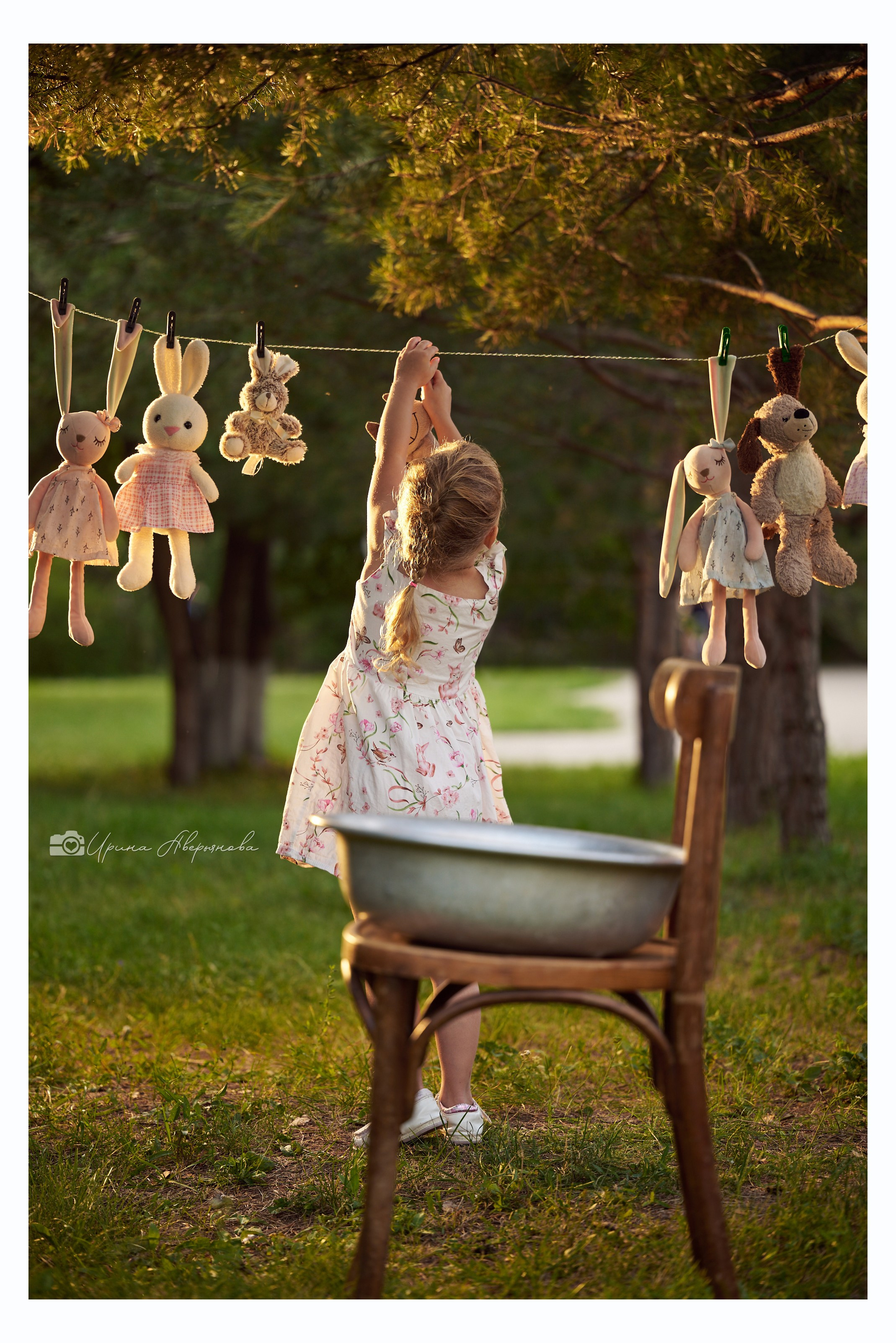 Детская фотосессия Стирка игрушек. Фотограф в Ульяновске Ирина Аверьянова