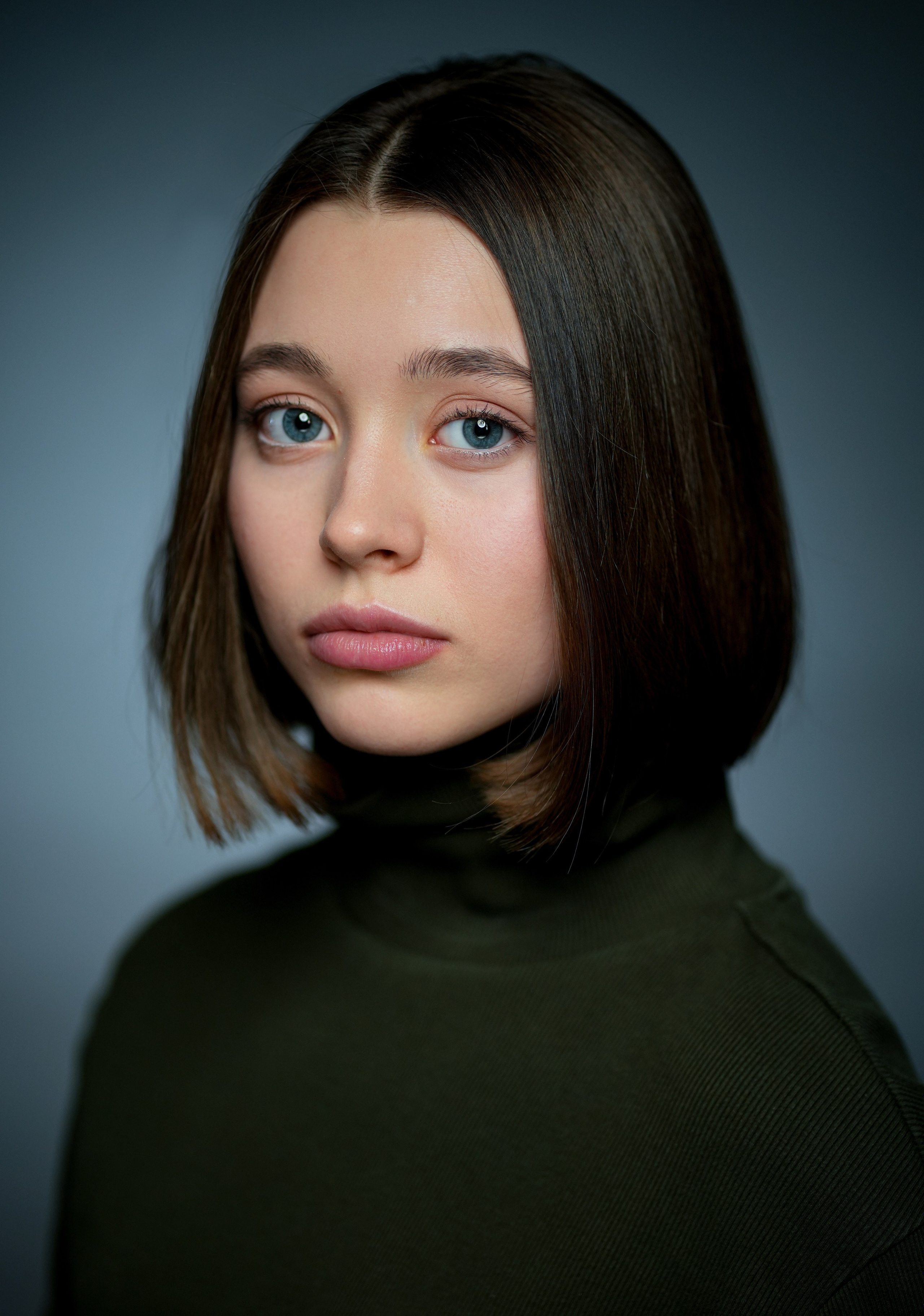 Актриса Настя Дробышева. Портретная съемка в Москве, студийный фотограф Игорь Фомин