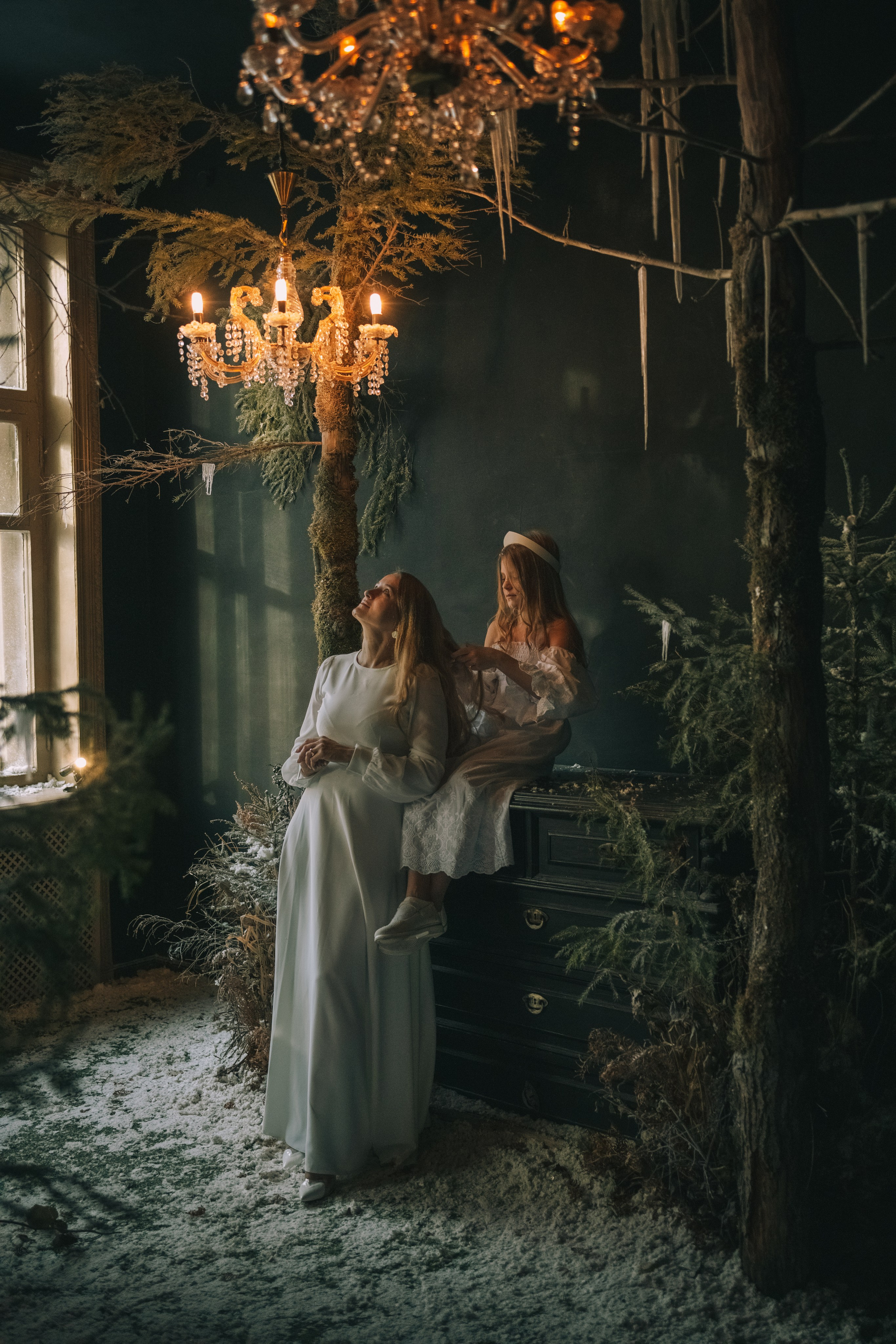 Волшебный зимний лес. Семейный и детский фотограф в Москве Анна Чертополох