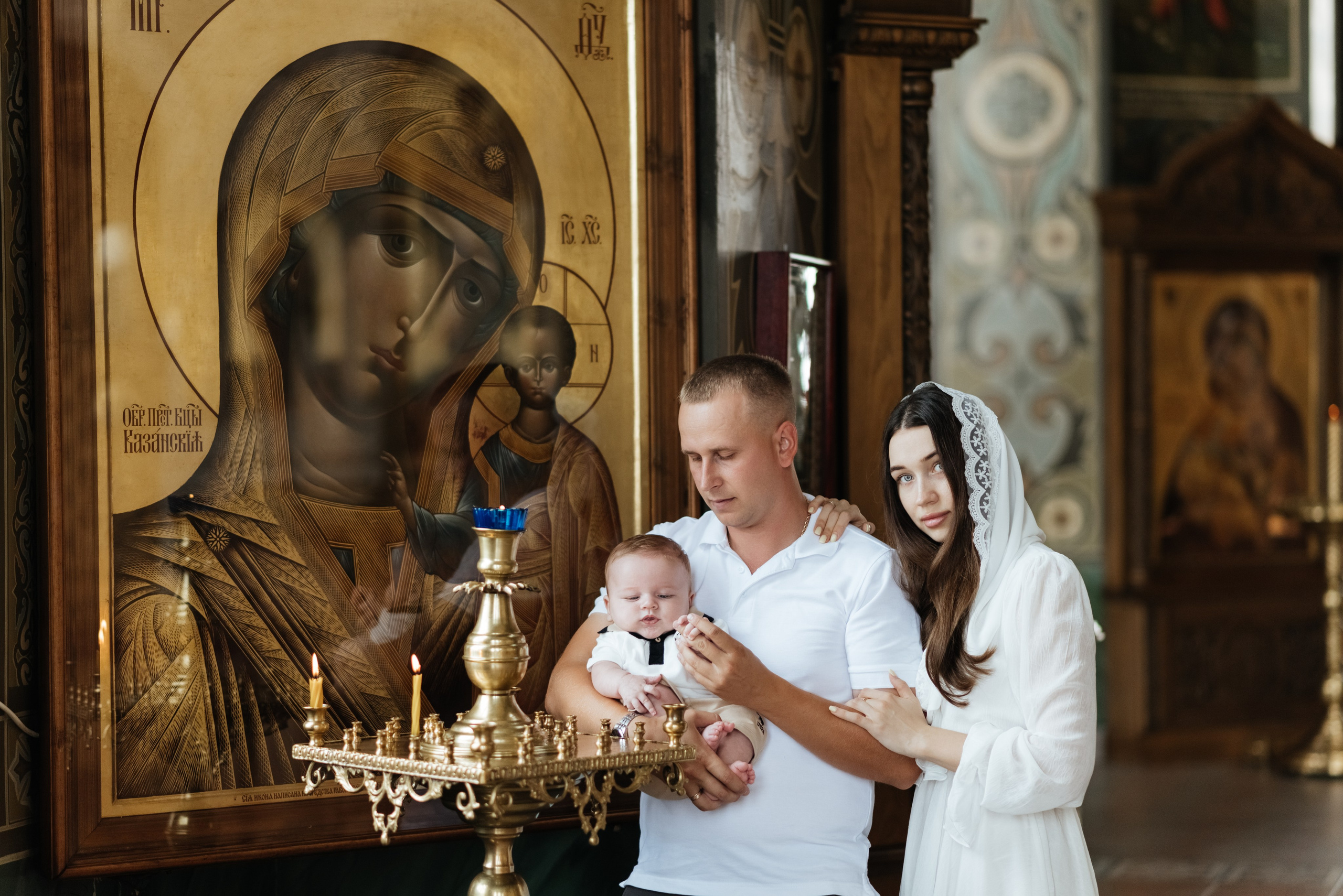 Таинство крещения Артёма. Фотограф Елена Кучук