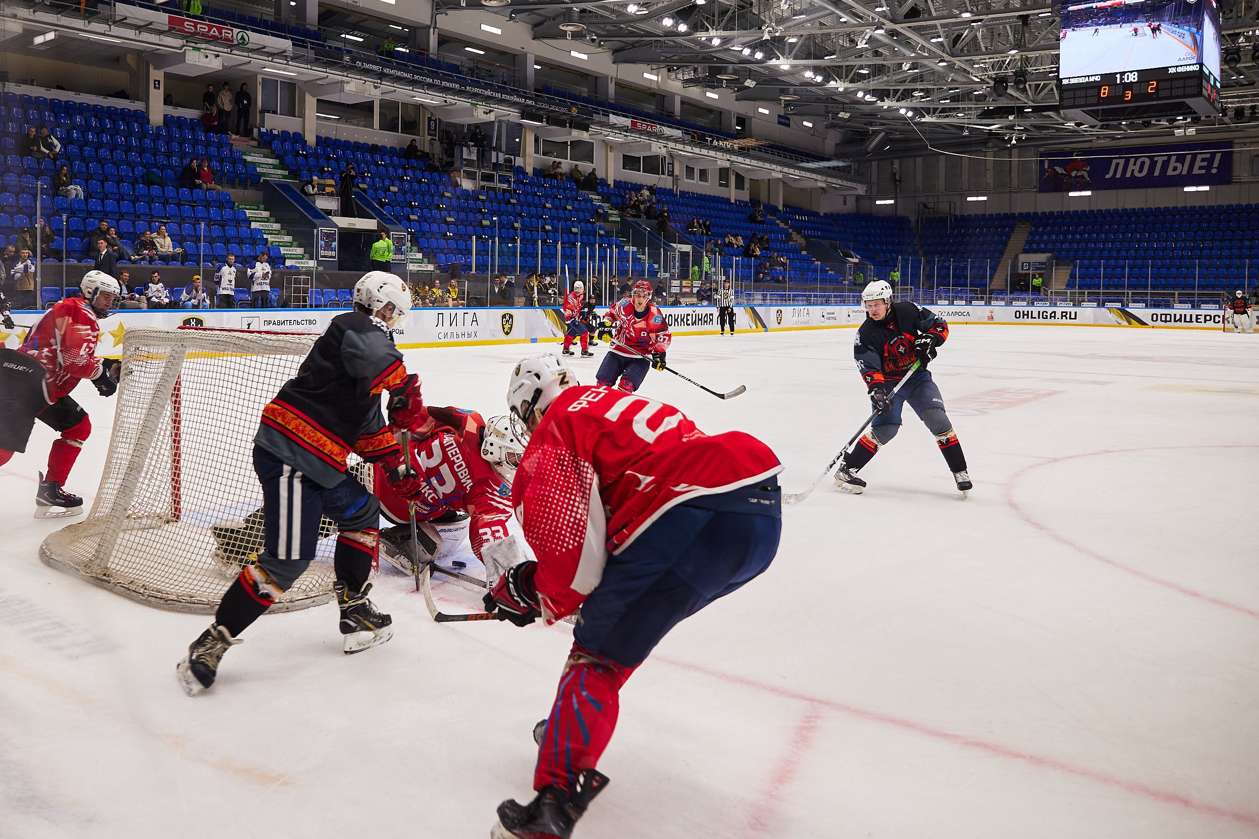 Репортаж. Офицерская хоккейная лига 2025 год. Спортивный фотограф Некрасов Денис