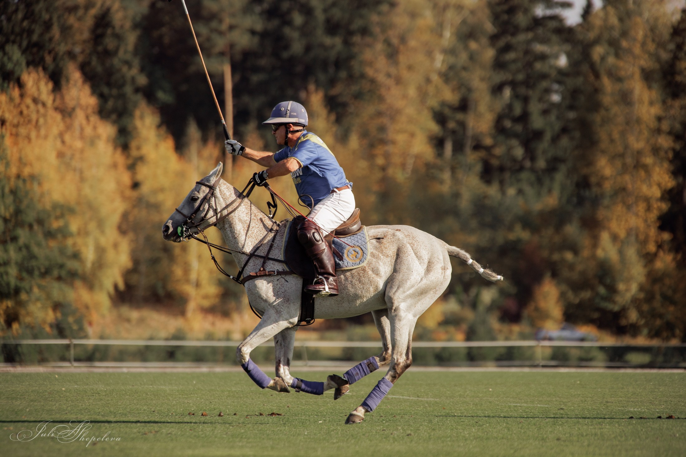 Осенний кубок по конному поло. Детская Конная фотография в Москве Юлия Шепелева