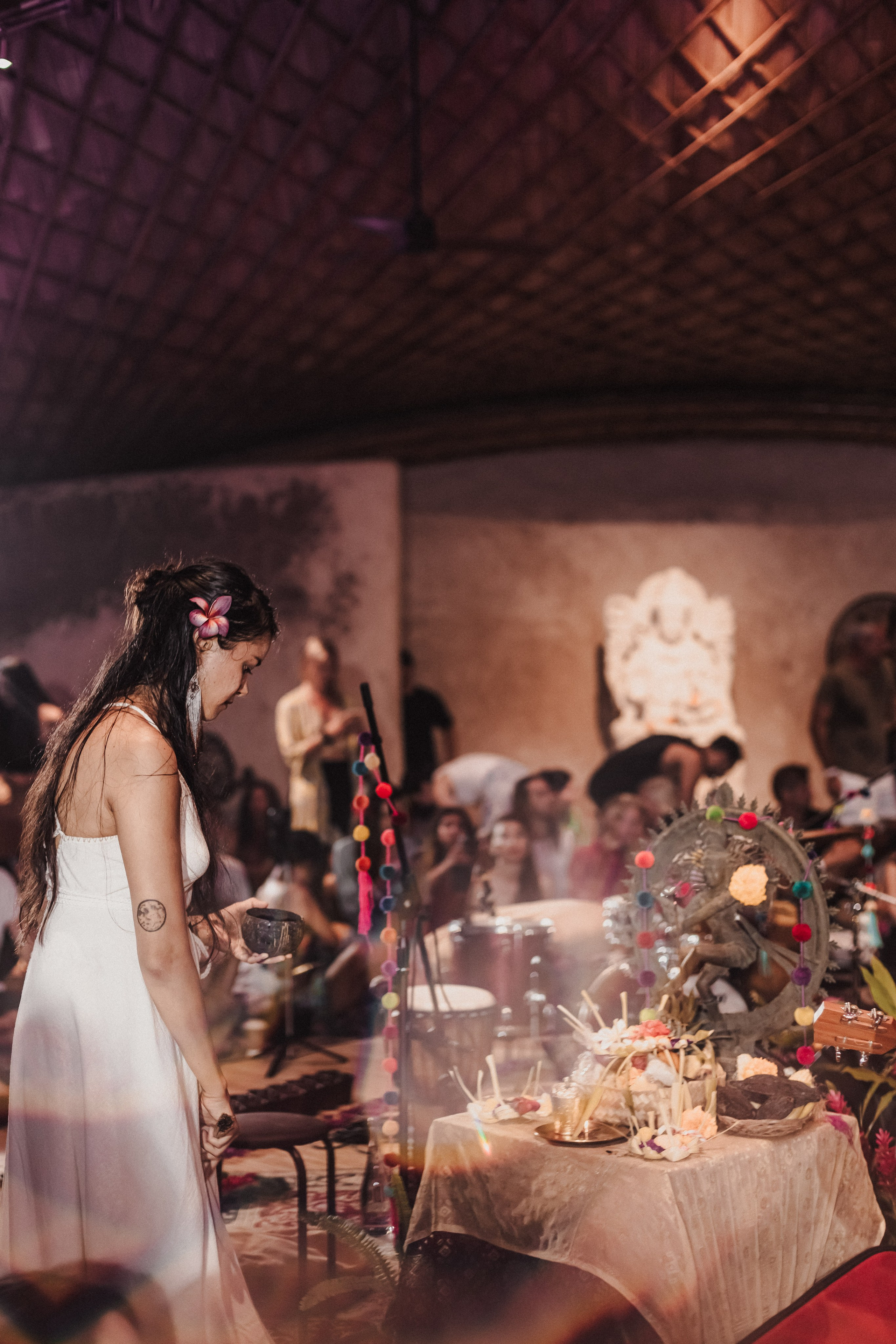 Hanuman Project kirtan at Alchemy march. Mariam Bagdasaryan