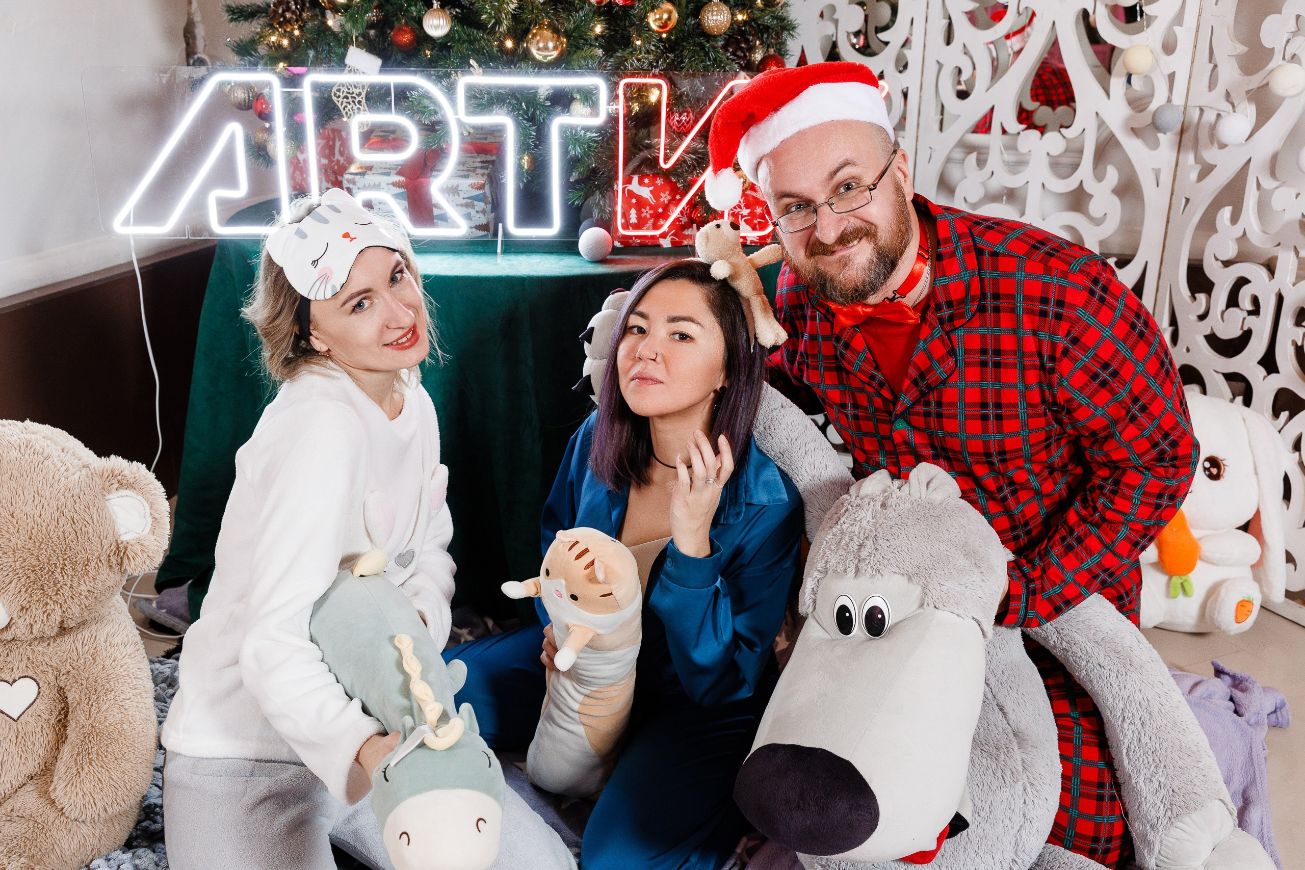 Пижамный новогодний корпоратив АРТВ. Фотограф в Санкт-Петербурге — Сергей Петров