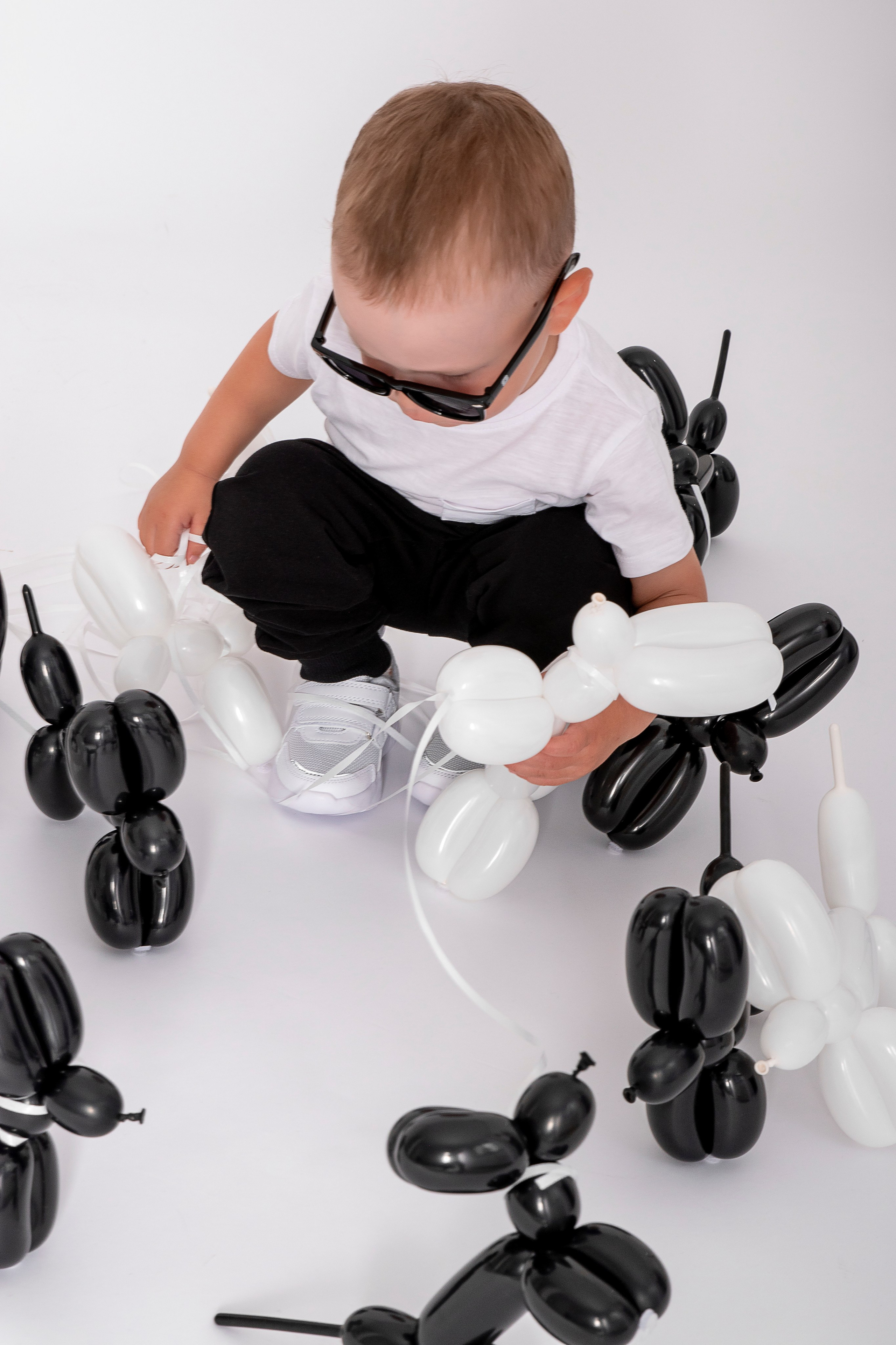 Фотосессия с воздушными шариками для Саши. Фотограф Наталья Жильцова