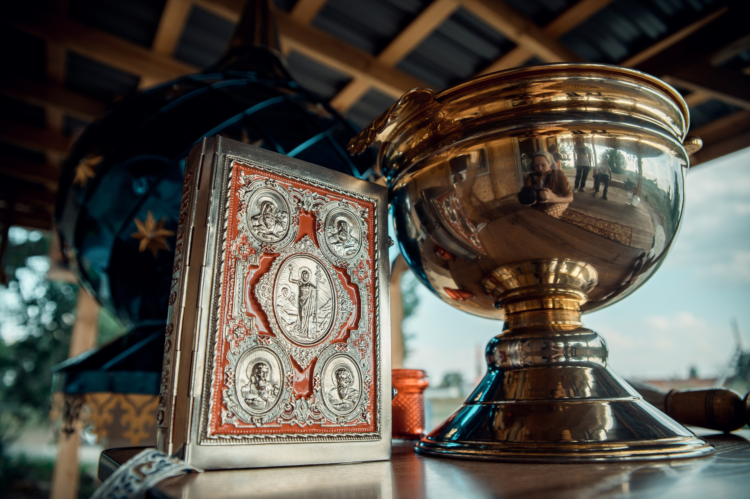 Освещение купола в храме Казанской иконы Божьей Матери х. Закутский. Церковный, семейный и репортажный фотограф Волгоград, Волжский