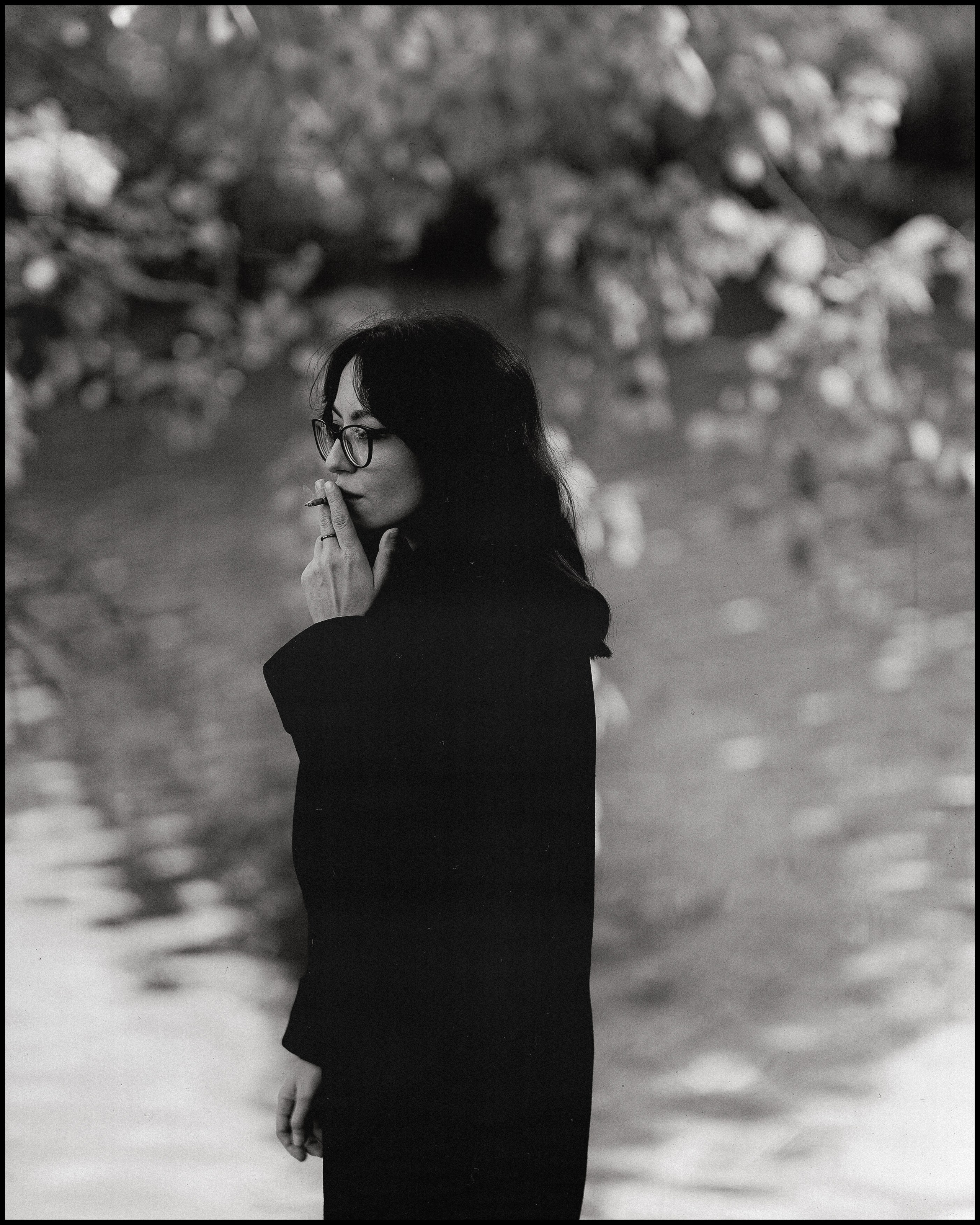 Осенняя фотосессия на природе с гвоздиками