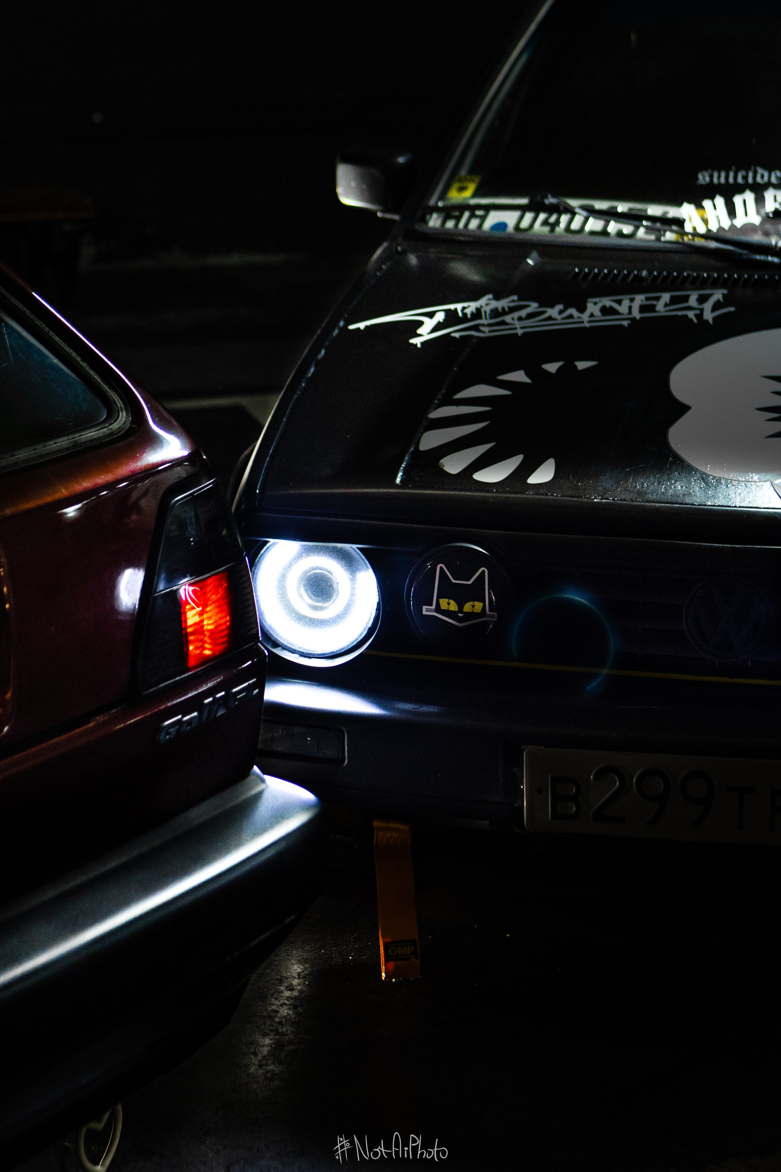 Медиа-сопровождение авто-проекта VW Golf 2. #NotAiPhoto — автомобильный фотограф