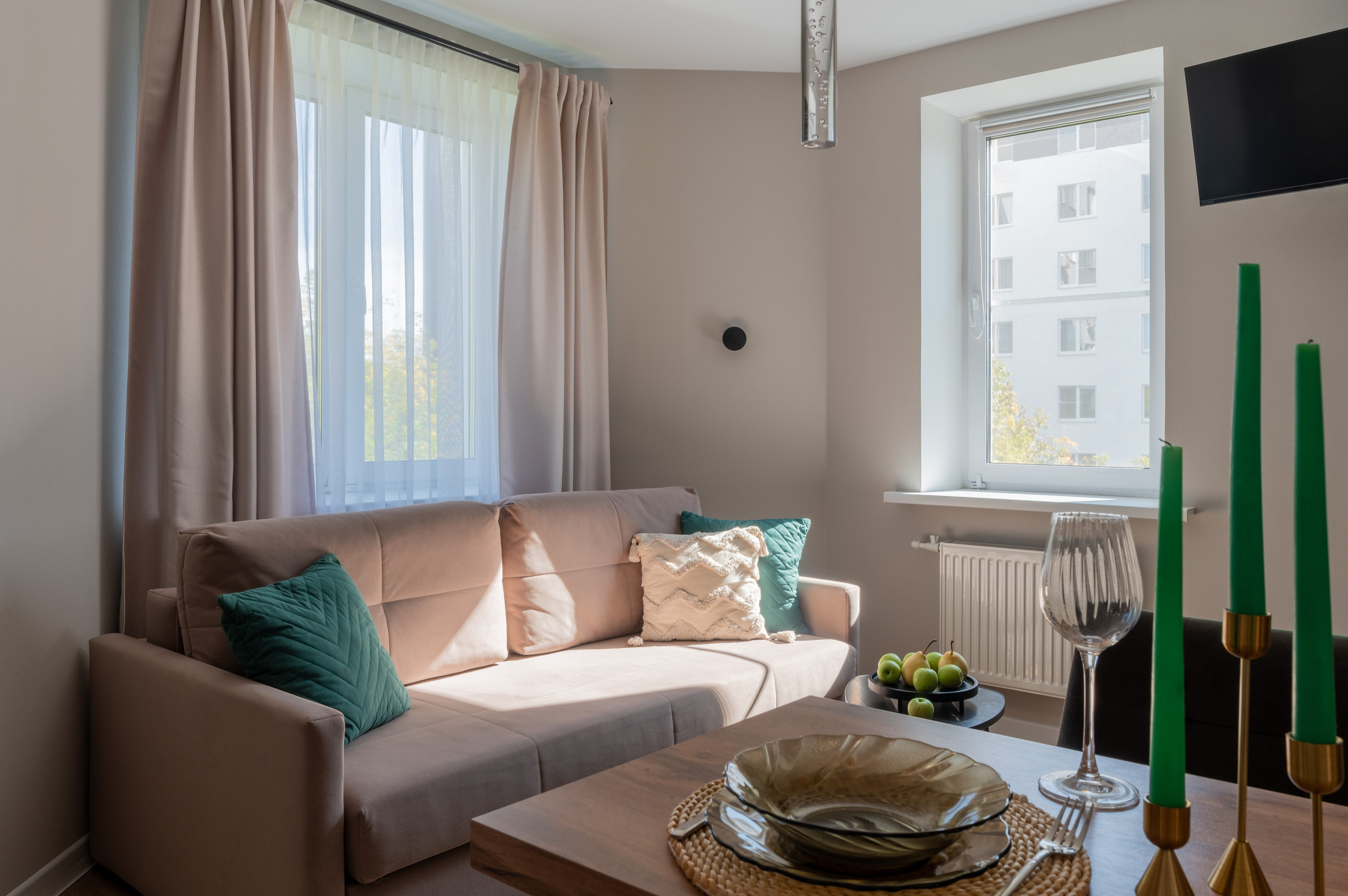 Съемка 1-комнатной квартиры для посуточной аренды. Интерьерный фотограф в Ярославле. Вероника Лазыкина