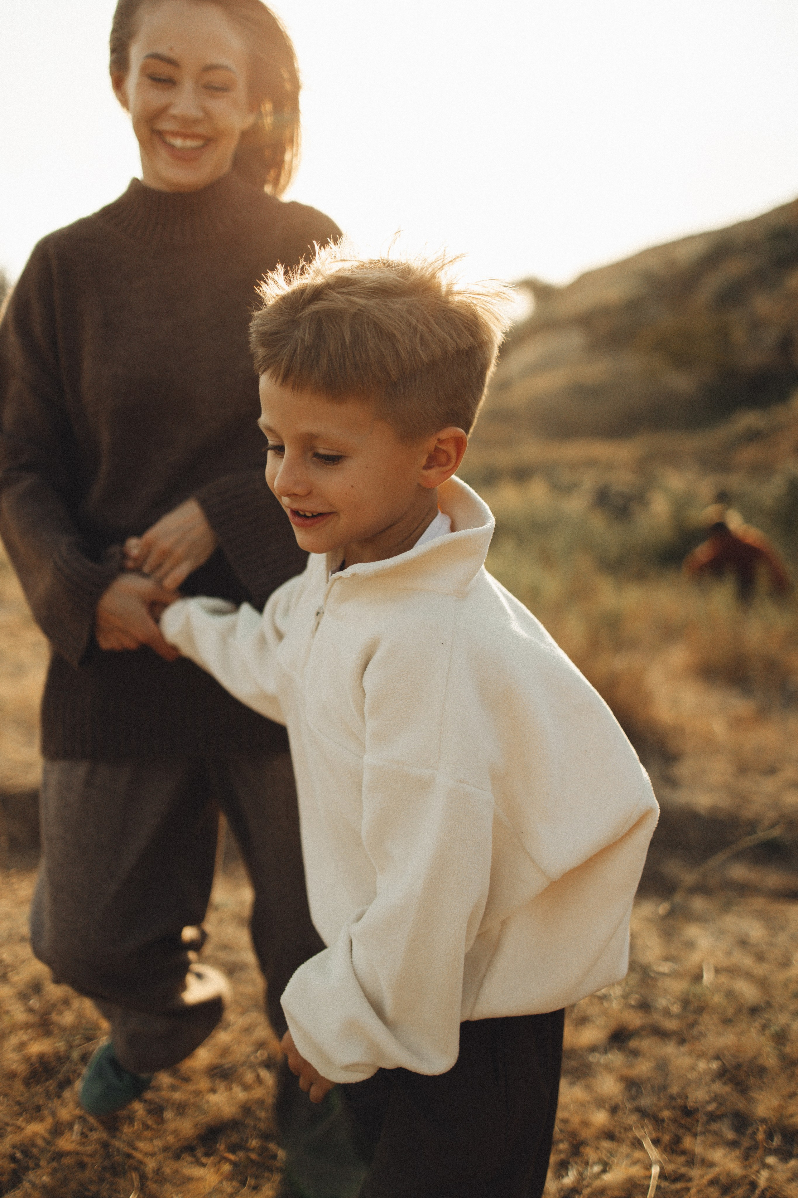 Семейная история, закат в Мержаново. Семейный и детский фотограф, таганрог, ростов-на-дону