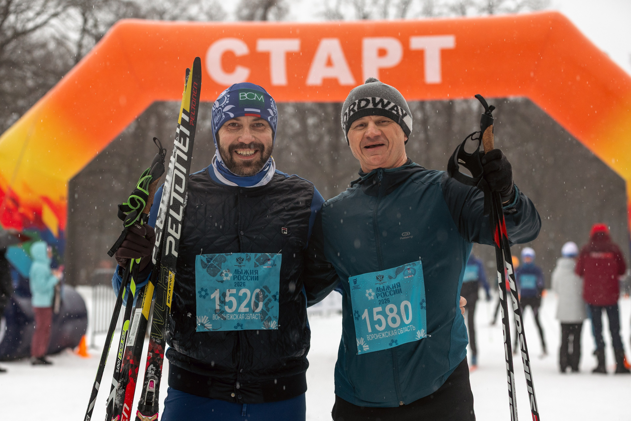 Лыжня России 2026: спортсмены. Александр Хрипушин фотограф Воронеж