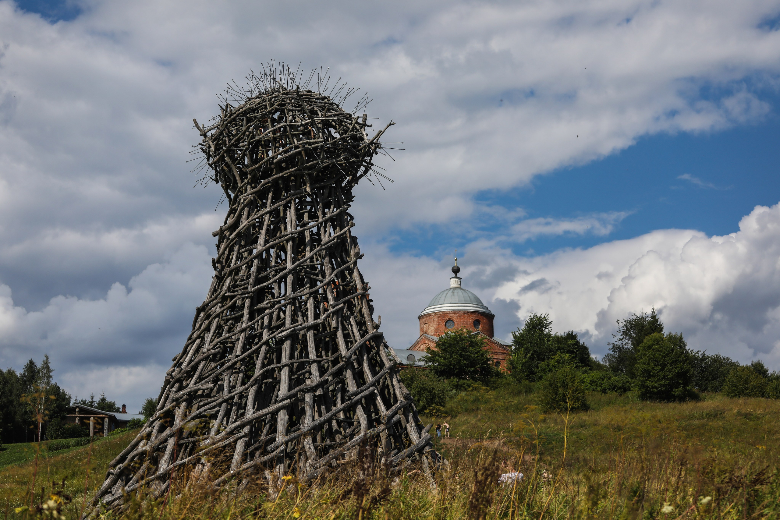 Architecture Park in Nikola-Lenivets, Kaluga region, Russia