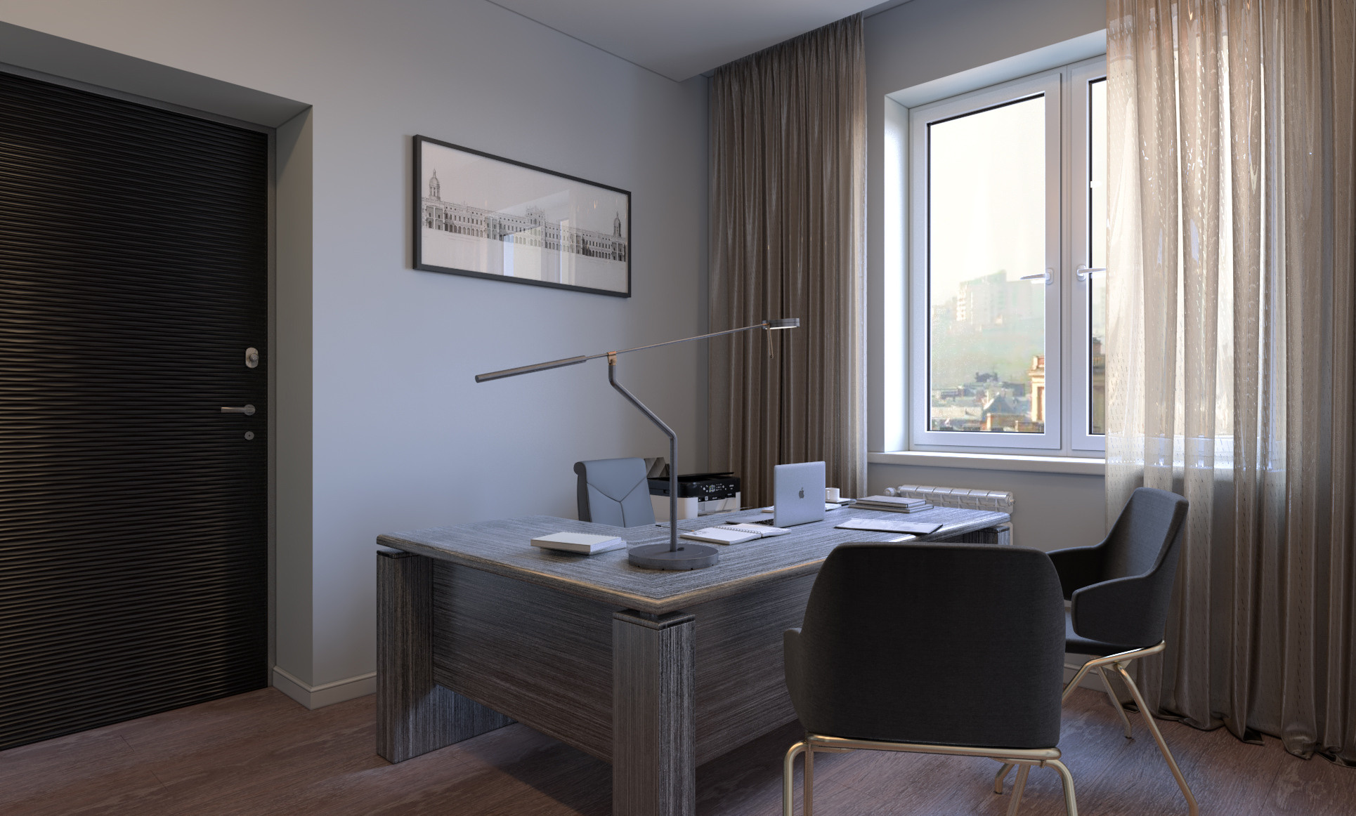 Офис строительной компании «АГР». Батракова Наталья дизайнер интерьеров Санкт-Петербург Москва Архангель