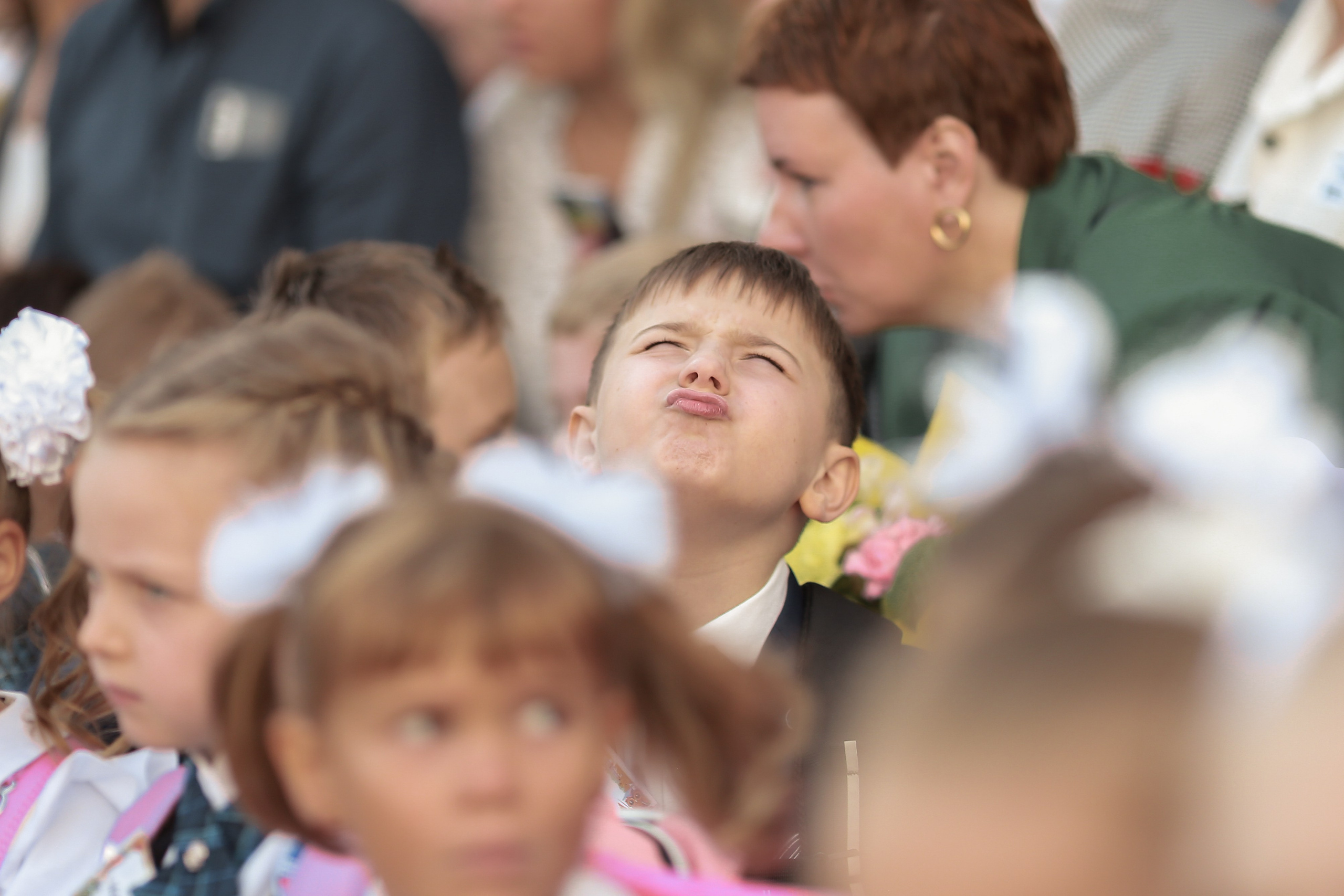 Первое сентября у 1Е класса. Антонина Морозова, профессиональный семейный фотограф видеограф