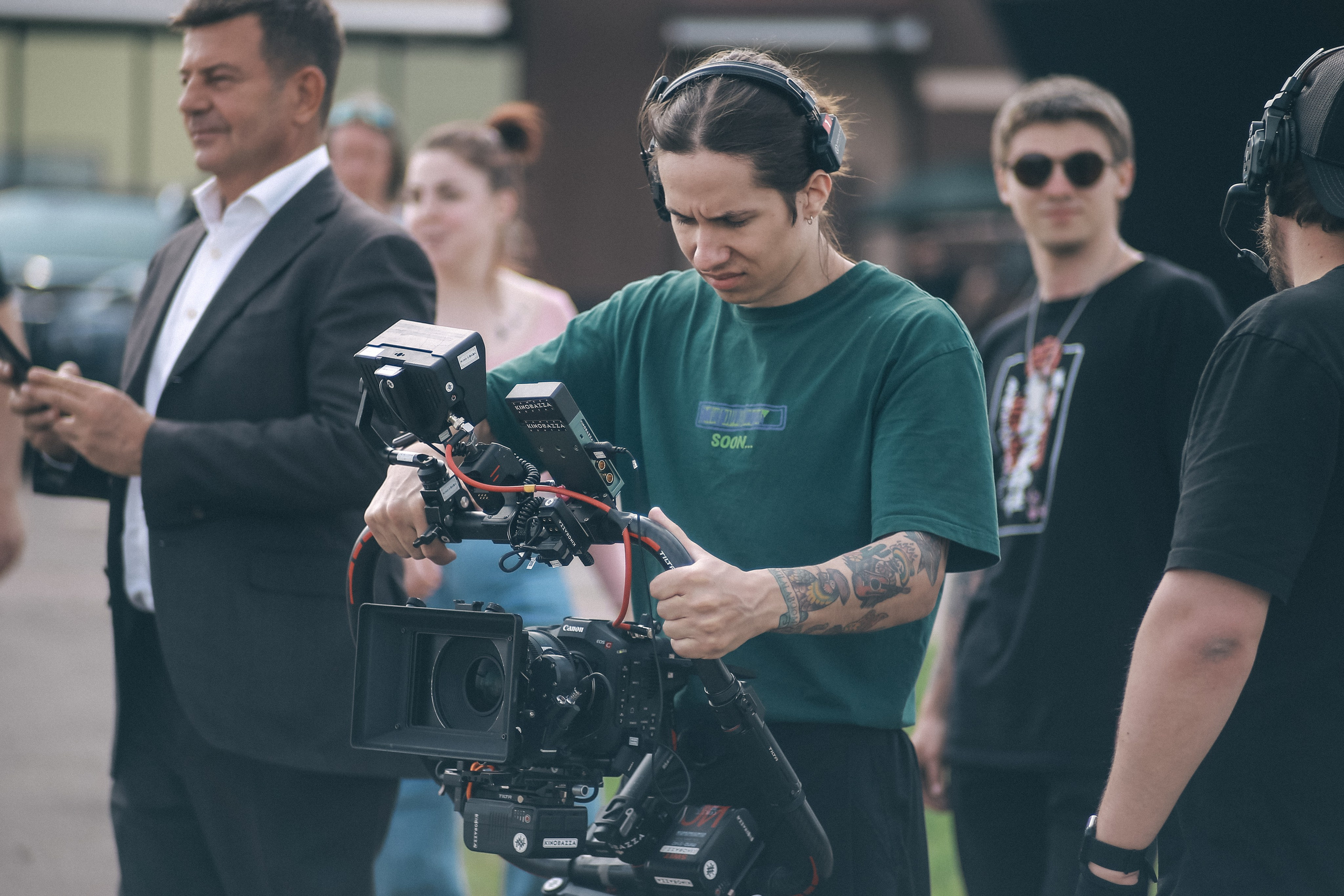 Съёмки фильма «Небо, прощай!». Аэродром Северка. Антонина Морозова, профессиональный семейный фотограф видеограф