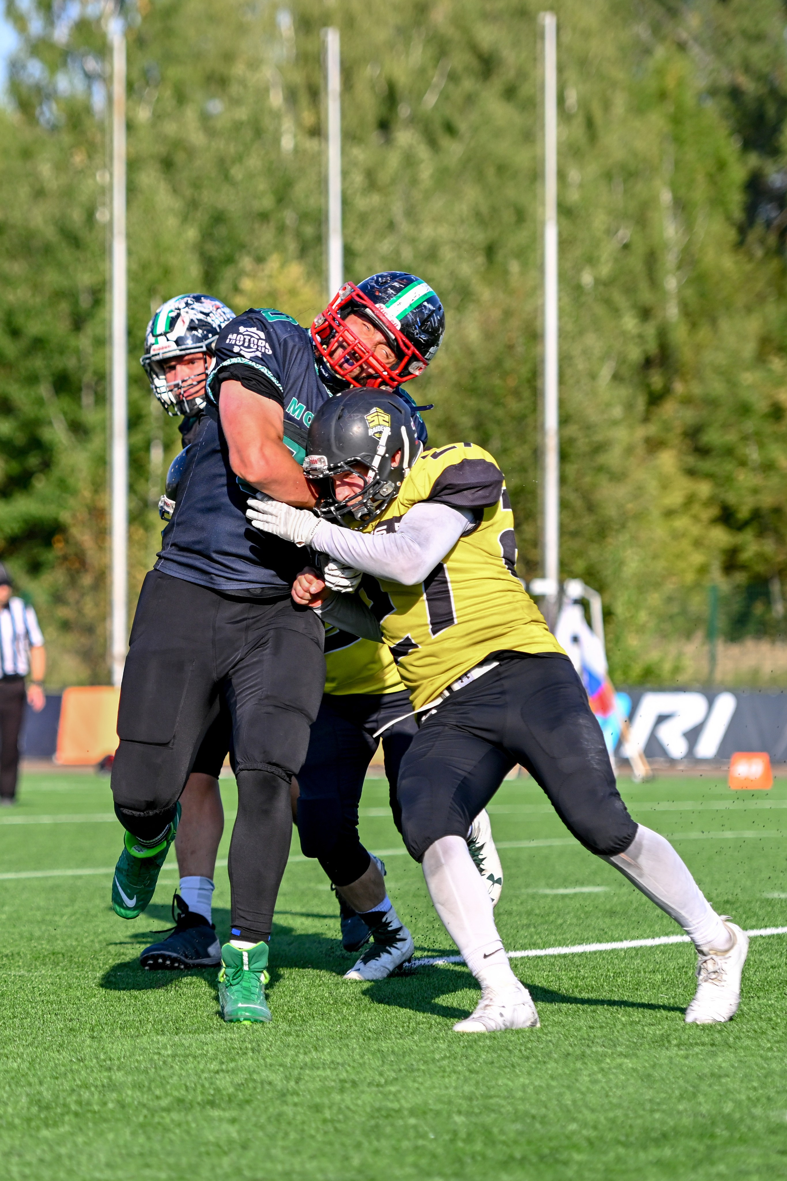 Американский футбол. Спортивный и репортажный фотограф в Казани Вячеслав Сатонин