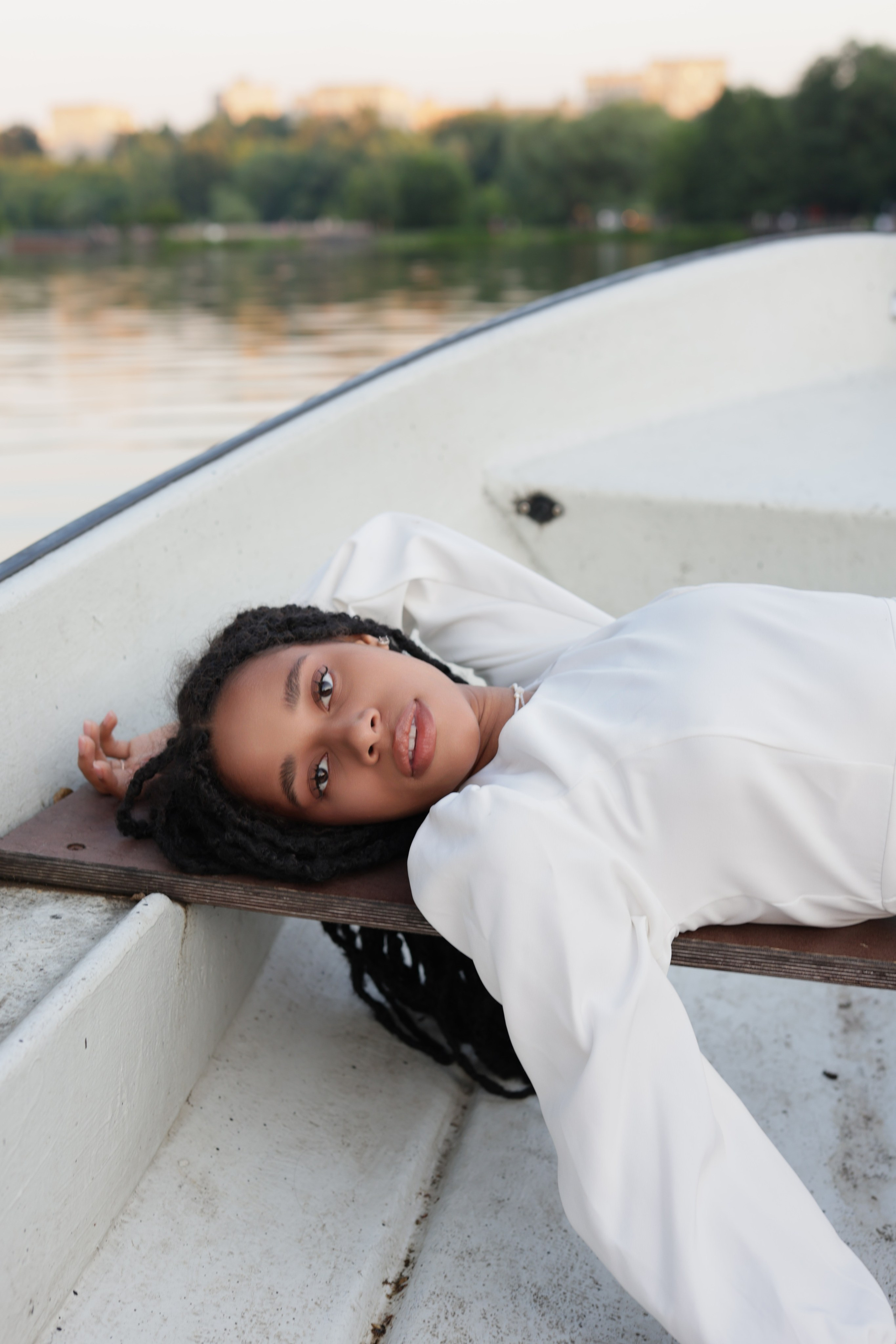 Фотосессия на лодке. Фотограф Екатерина Васечкина