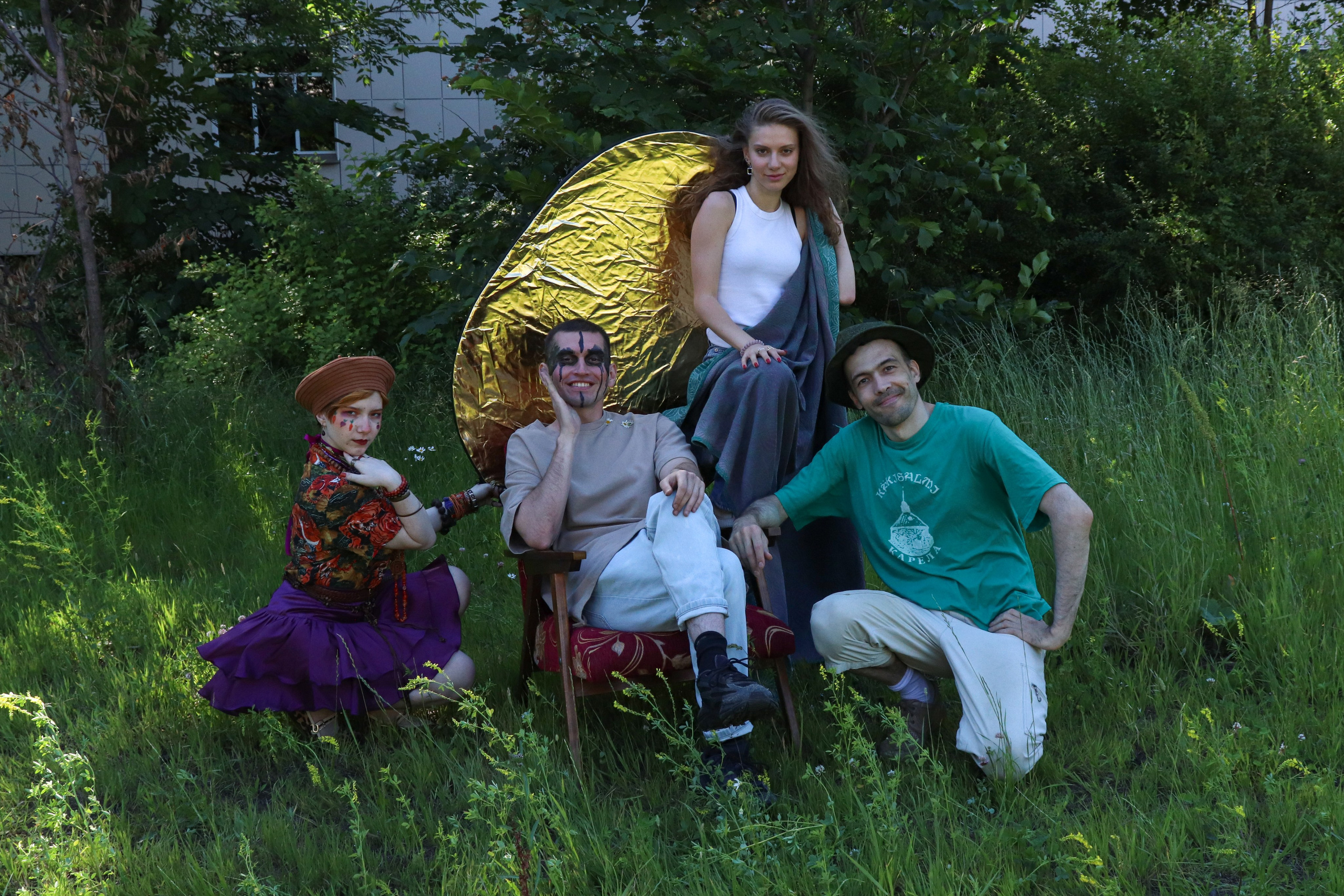 Модная съёмка во дворе. Ивентный фотограф в Санкт-Петербурге Олег Комков