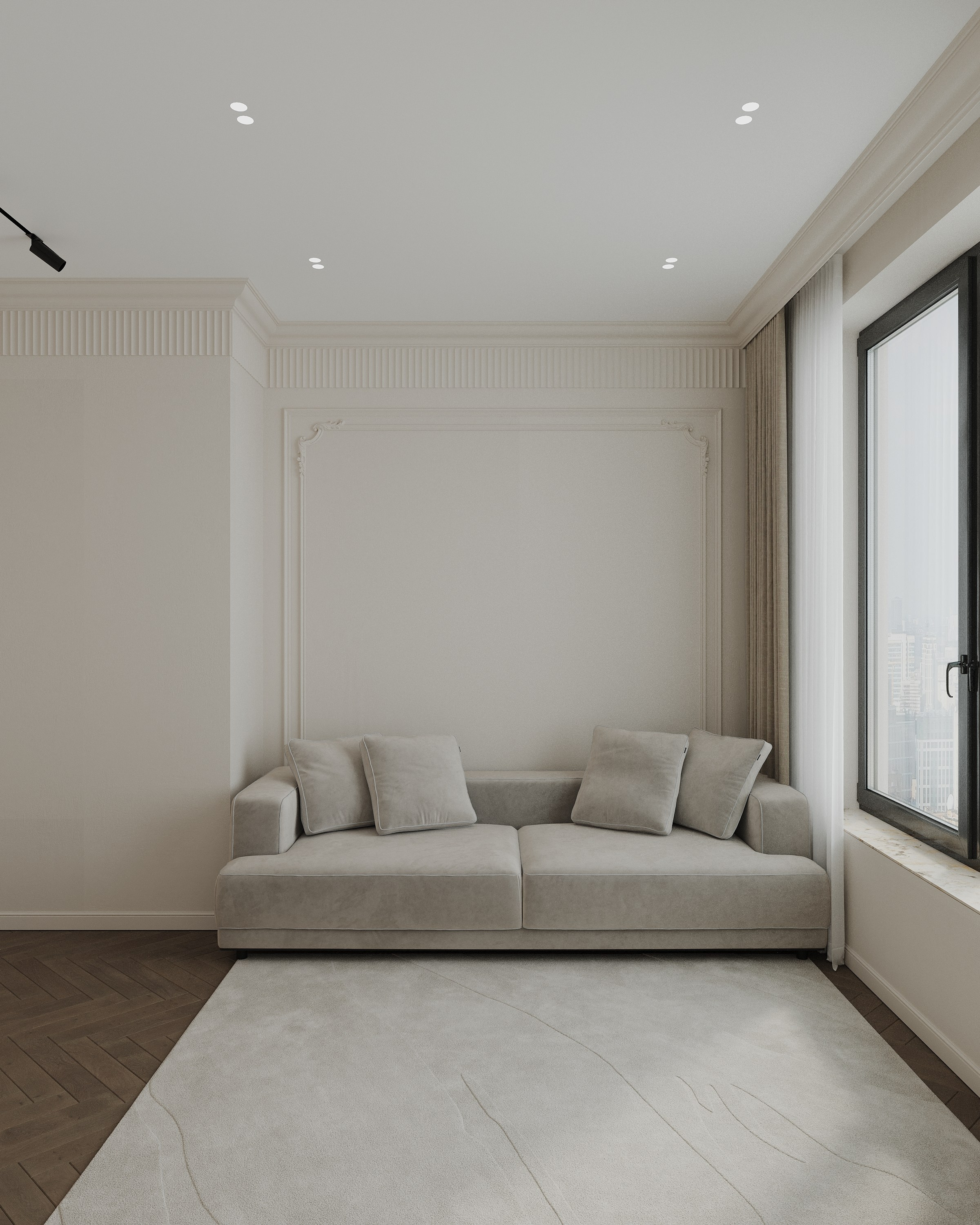 ЖК The One 65 кв.м, г. Санкт-Петербург. 3d визуализатор Анастасия Науменко