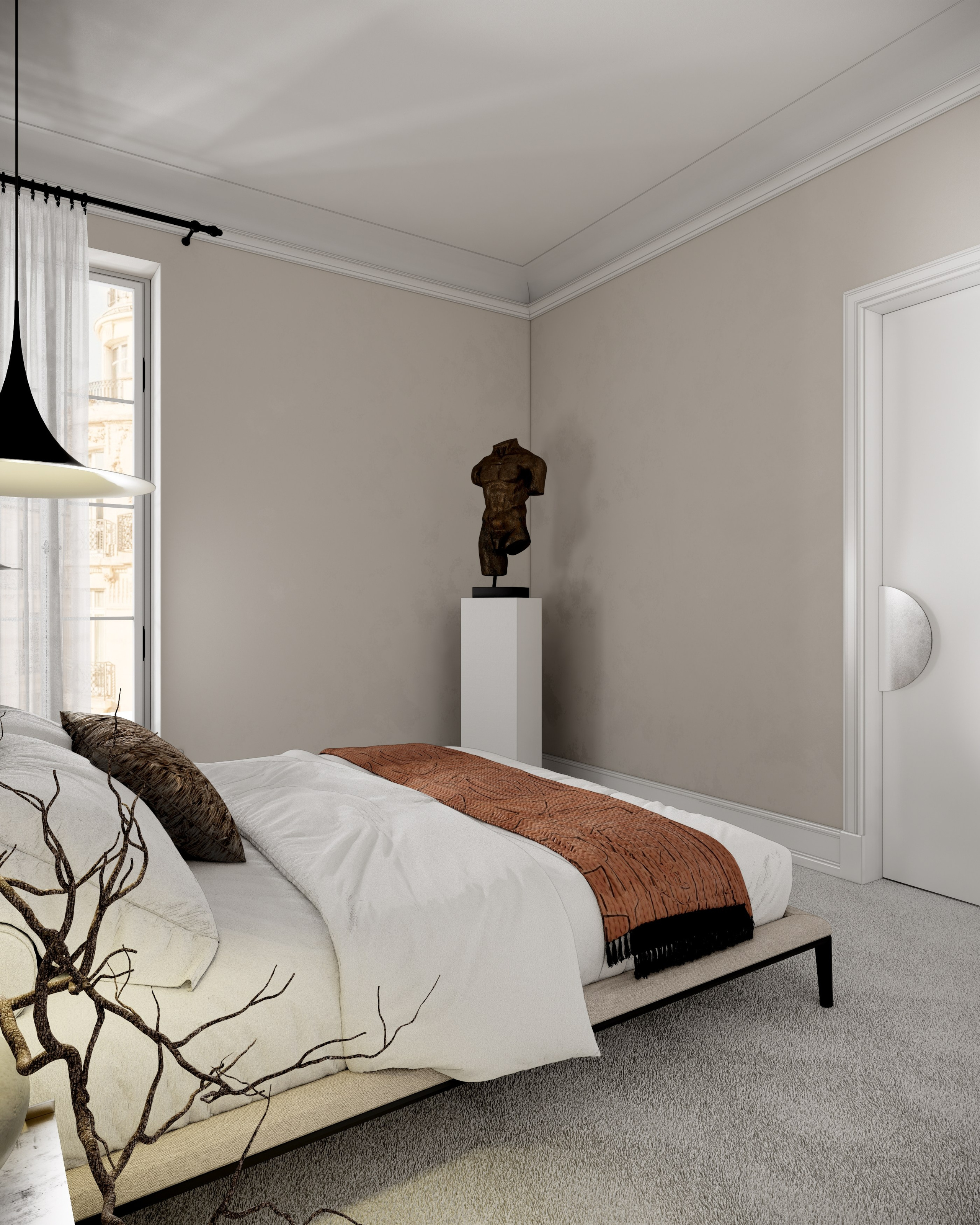 Квартира для деятелей искусств в Санкт-Петербурге, 2023 год, 98 м.кв. BYPRITCHINA | студия дизайна интерьера г. Москва